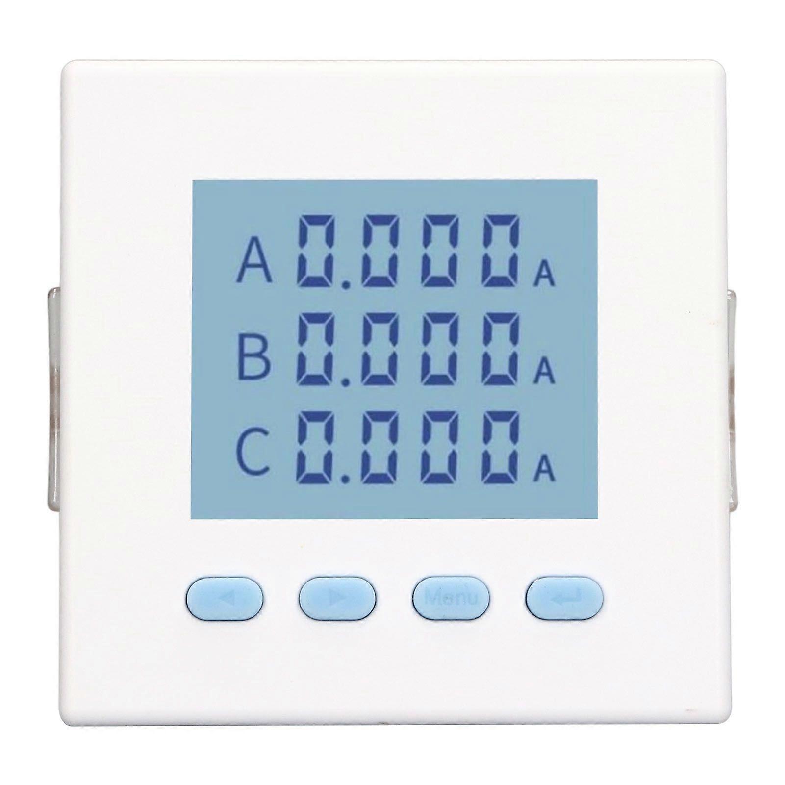 High quality  YG194I-3XY three-phase intelligent LCD ammeter power input AC220V