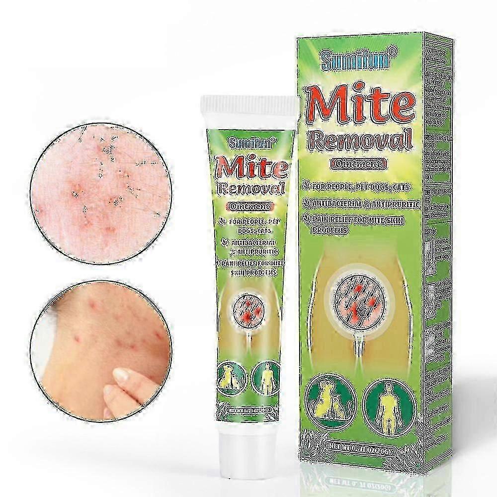 Mite Removal Anti-itching Cream Antibacterial Universal Quick Effective Ointment For Pets,people