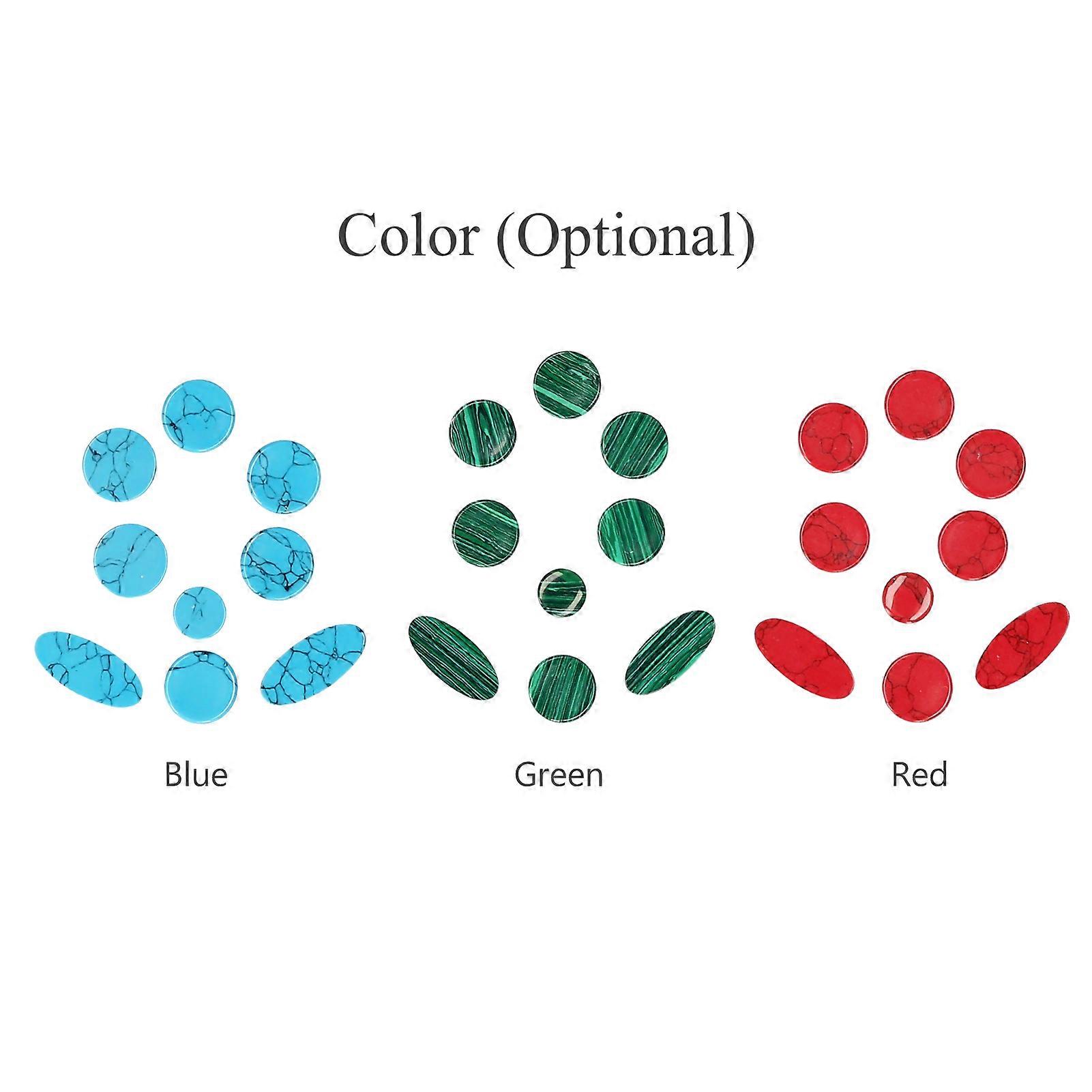 9pcs Saxophone Key Buttons Set for Alto Saxophone, Durable Sax Stone Replacement Keys for Repair and Customization