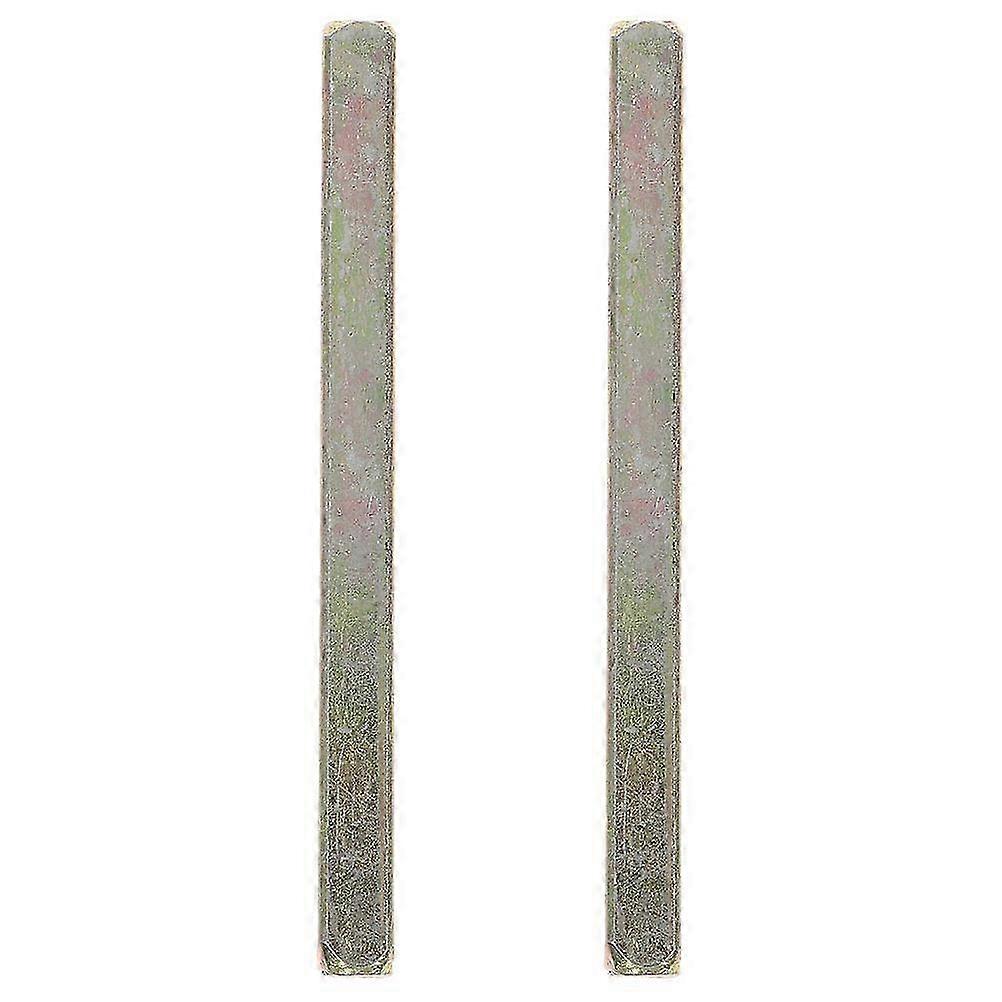 2pcs Old Door Knob 75mm Iron Replacement Straight Knob Spindle Accessory