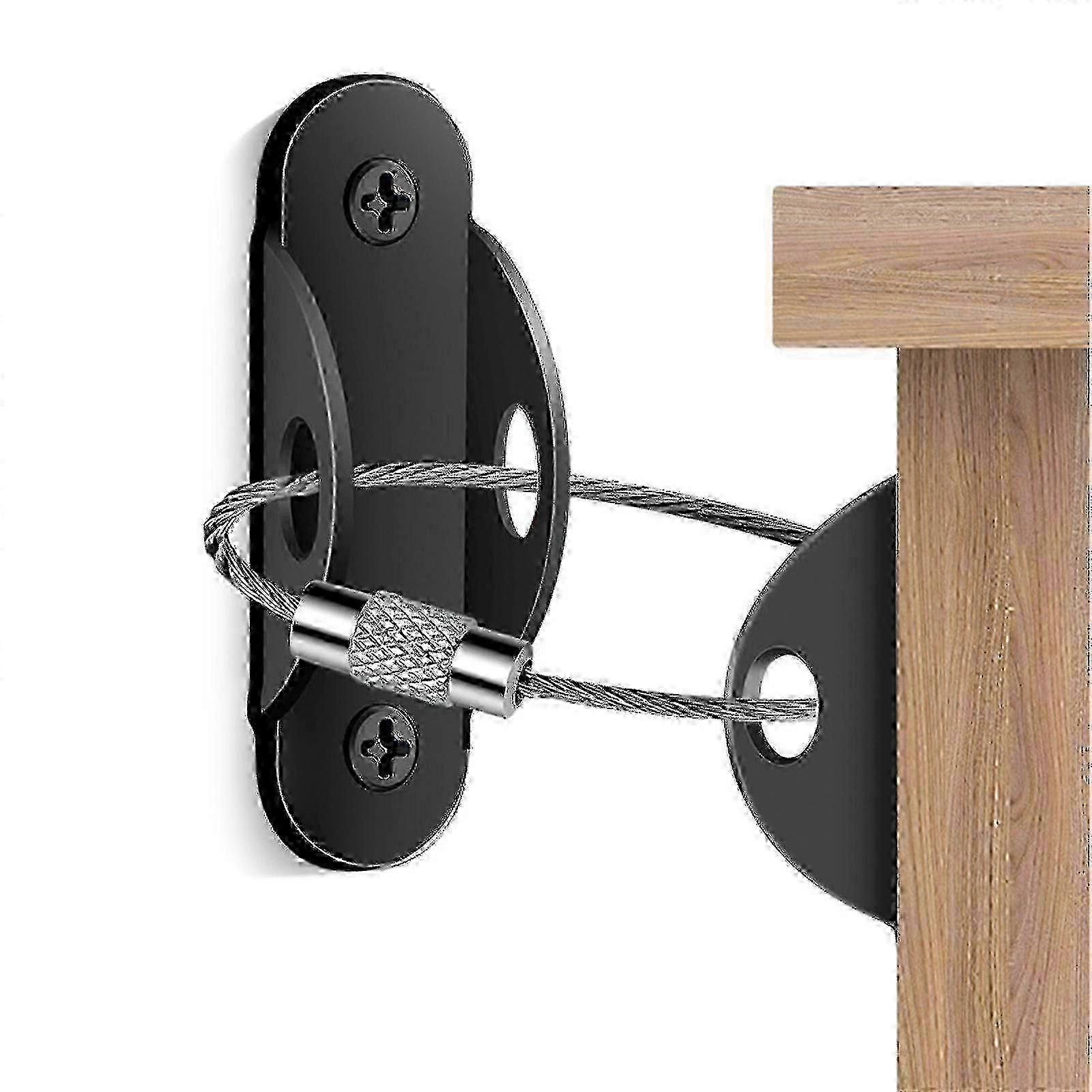 1pc Baby Proofing Furniture Anchors, Wall Anchors to Prevent Furniture from Falling, Anti-Tip Earthquake Straps for Safety