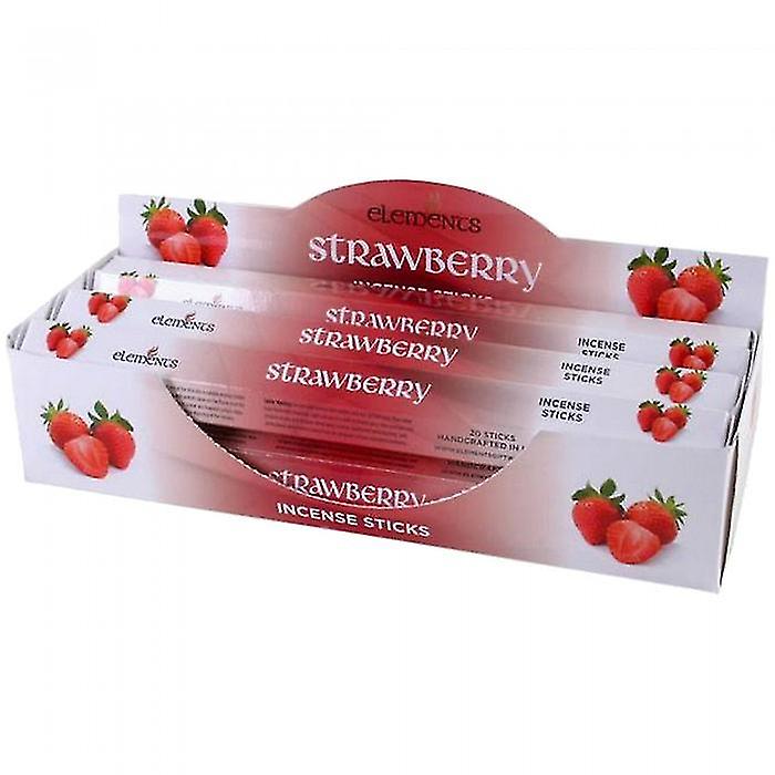 Elements Strawberry Incense Sticks (Box Of 6 Packs)