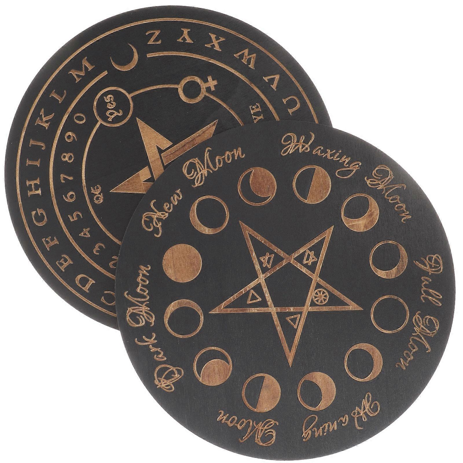 Wooden Game Plate for Divination, Wonderful Choice for Parties and Decorative Use