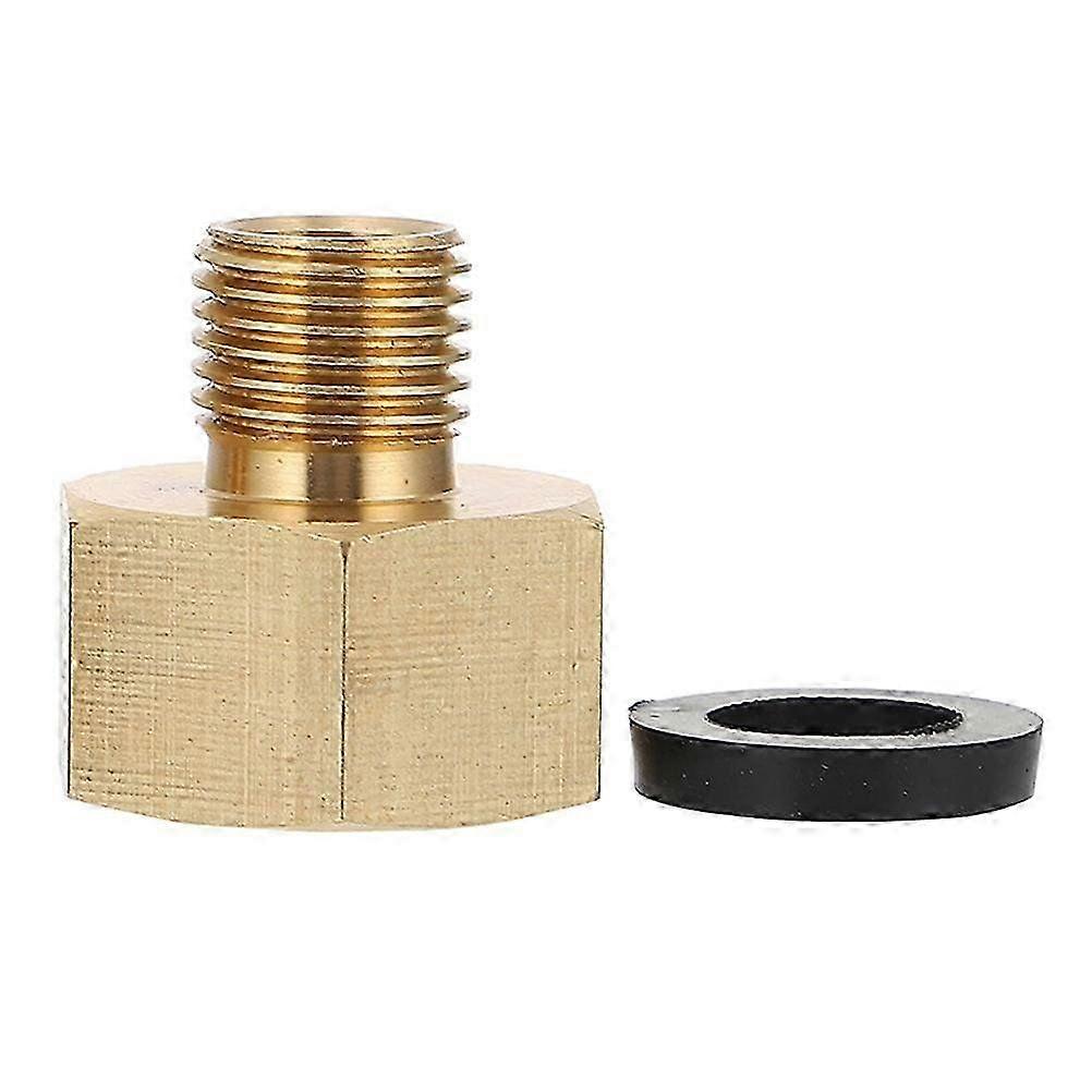Brass Gas Stove Adapter Replacement - Threaded Hose Connector for Gas Line Fitting