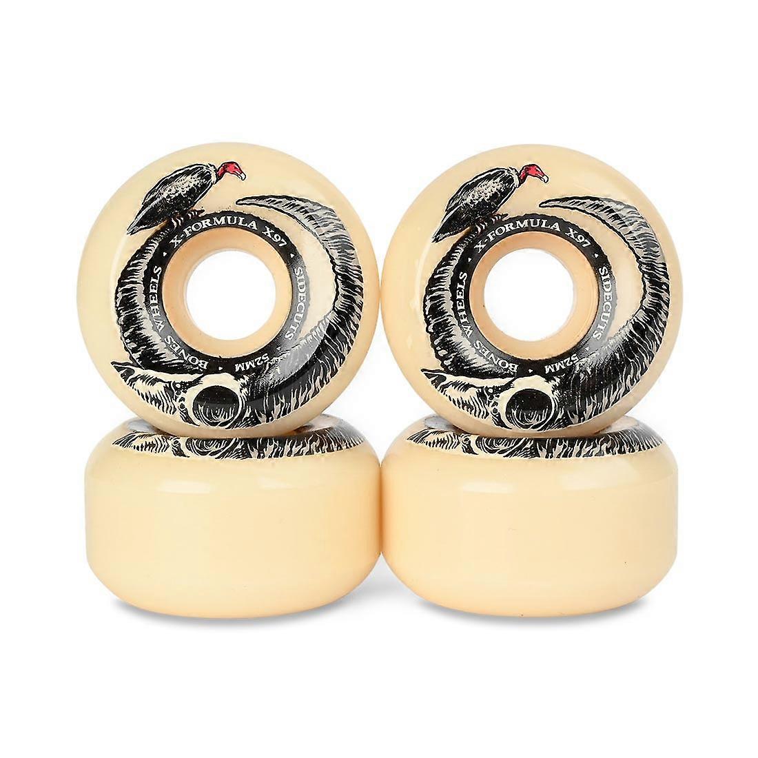 Bones X-Formula Floor Horns V5 Sidecut 97a 52mm Skeittilaudan Renkaat