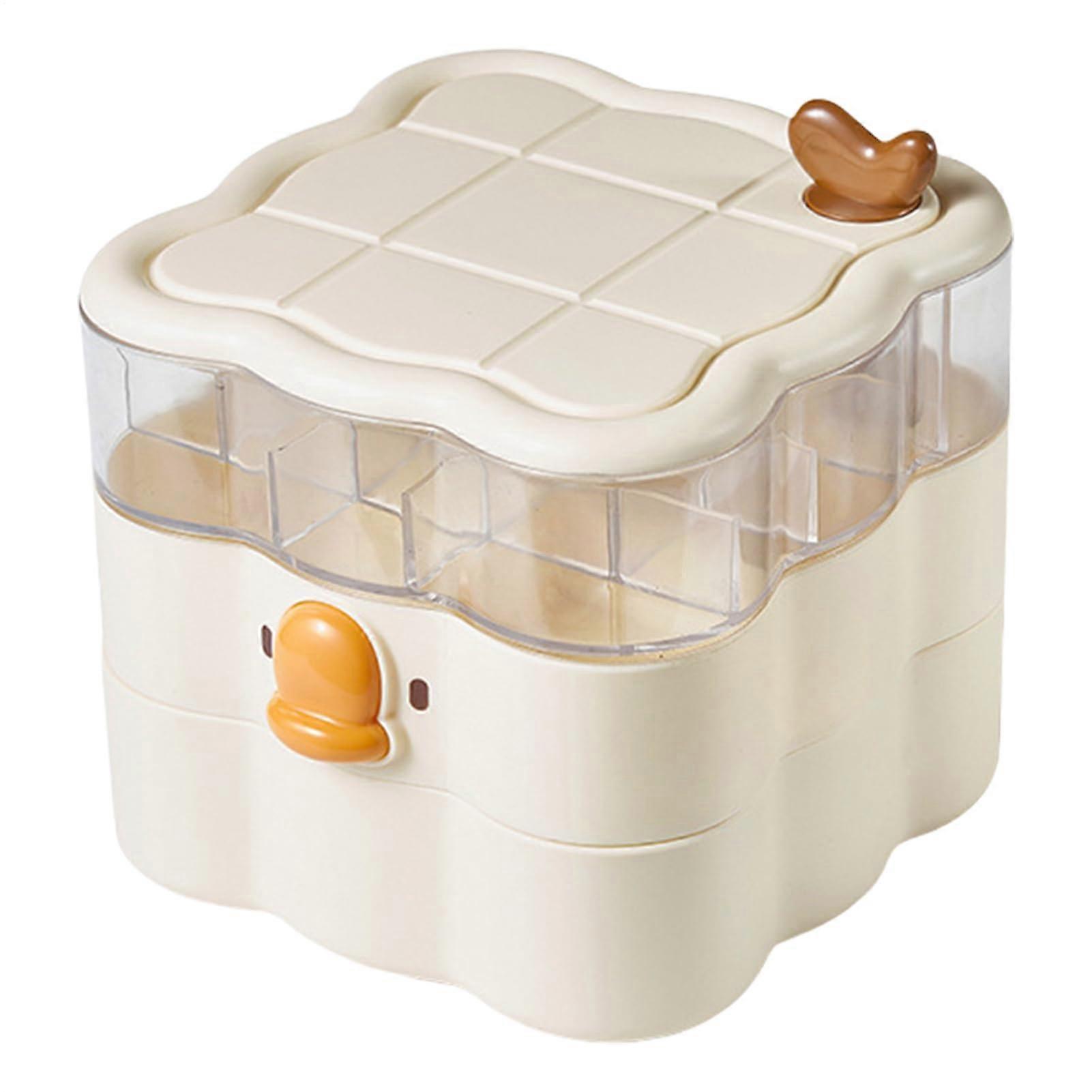 Generic Rotating Jewelry Organizer with 3 Levels and Lid