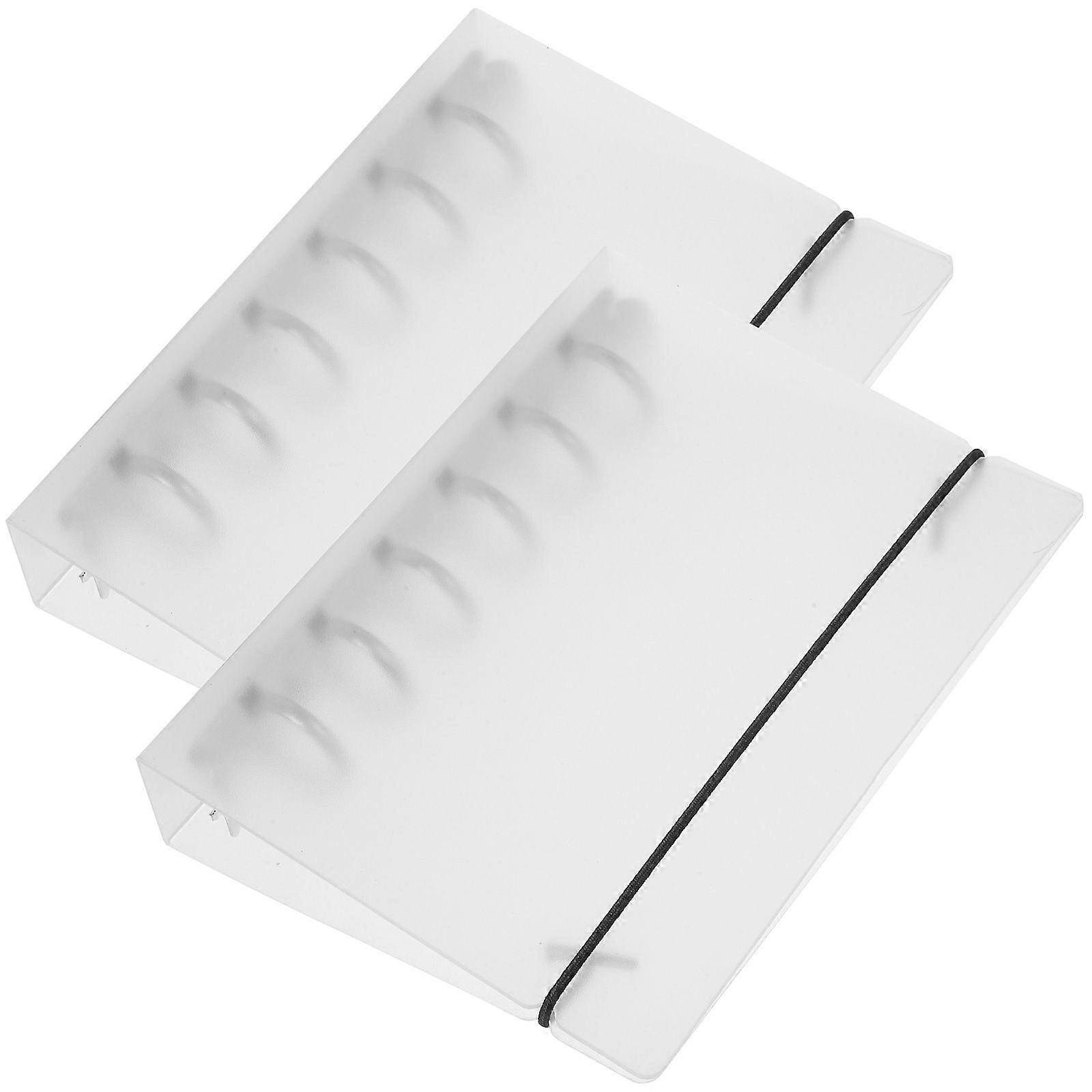 2Pcs Notebook Binder Clear Binder Reusable Notebook Shell Office Binder Household Binder for Gift