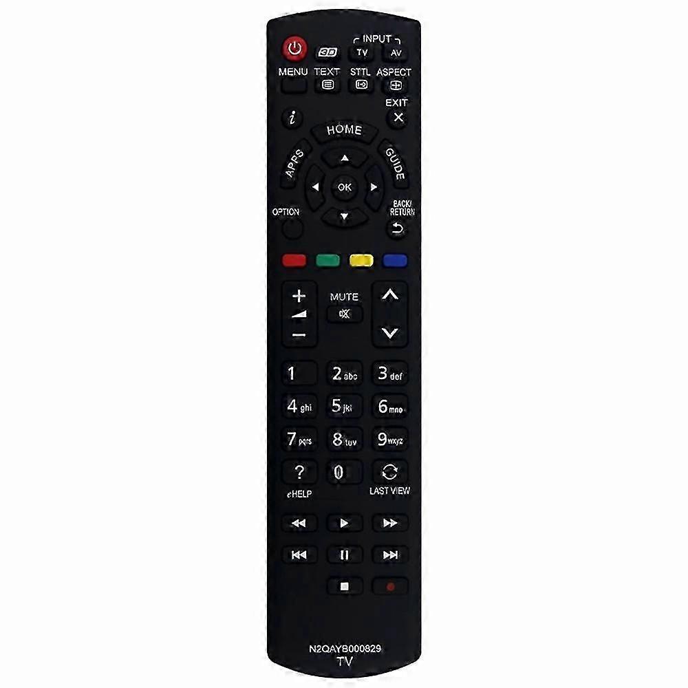 Télécommande ergonomique de remplacement pour téléviseur Panasonic
