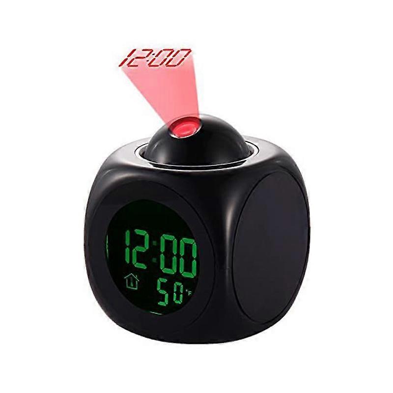 Led Projector Alarm Clock Multifunction Digital Projection Clock