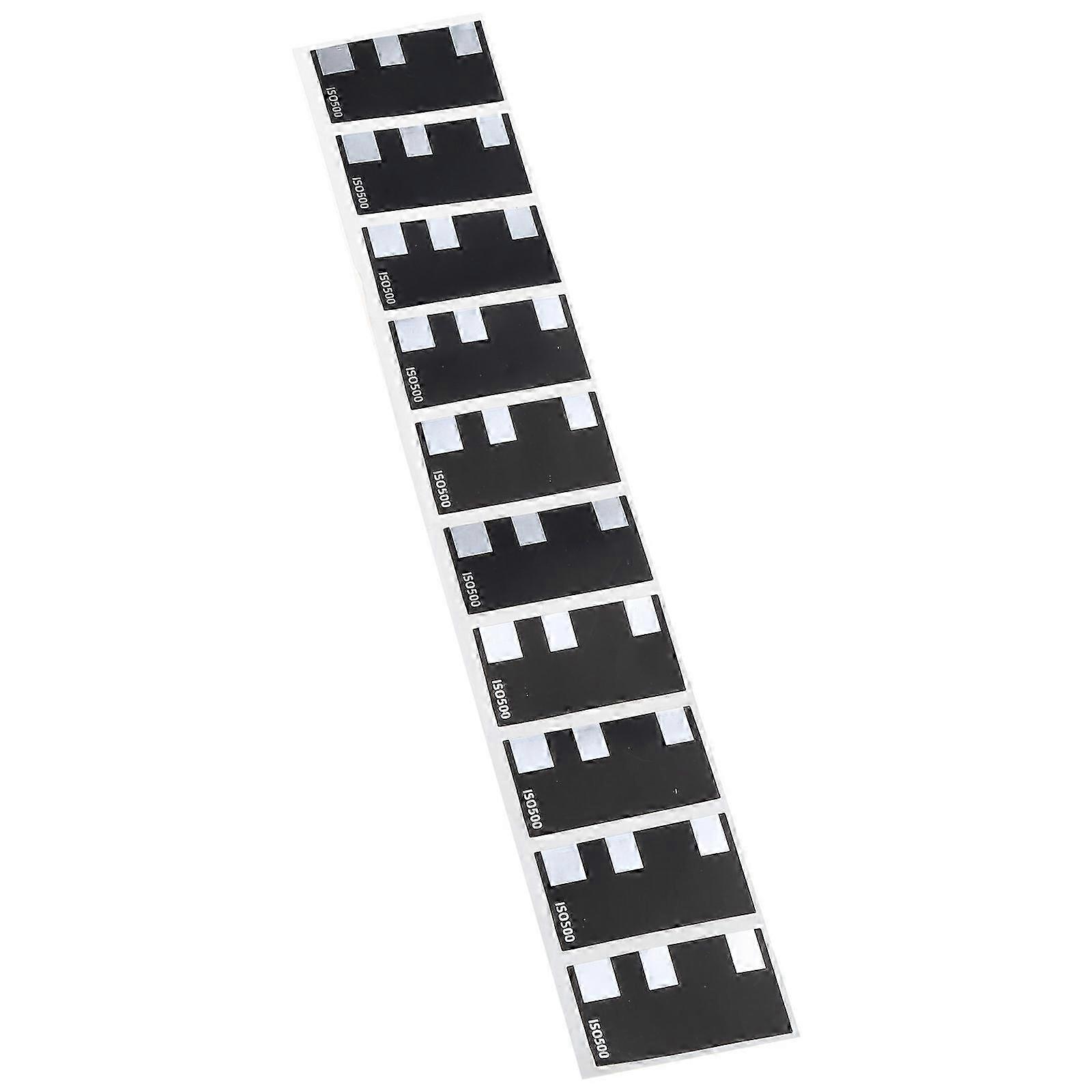 10-Pack 35mm Film Camera Stickers with DX Code ISO50-500 Auto Detection Labels for Hand Roll Use