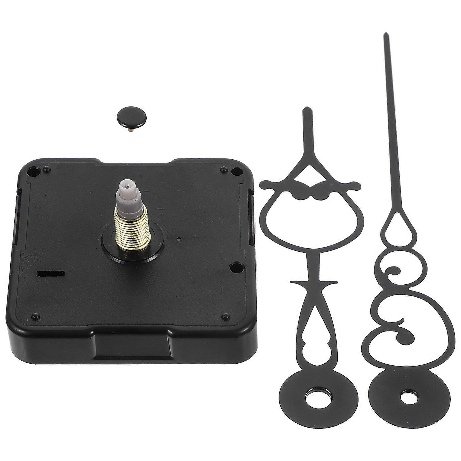 1 Set DIY Clock Replacement Mechanism Kit Battery Operated Quartz Movement with Hands for Wall Clocks, Low Noise Design for Creative Home Decor and