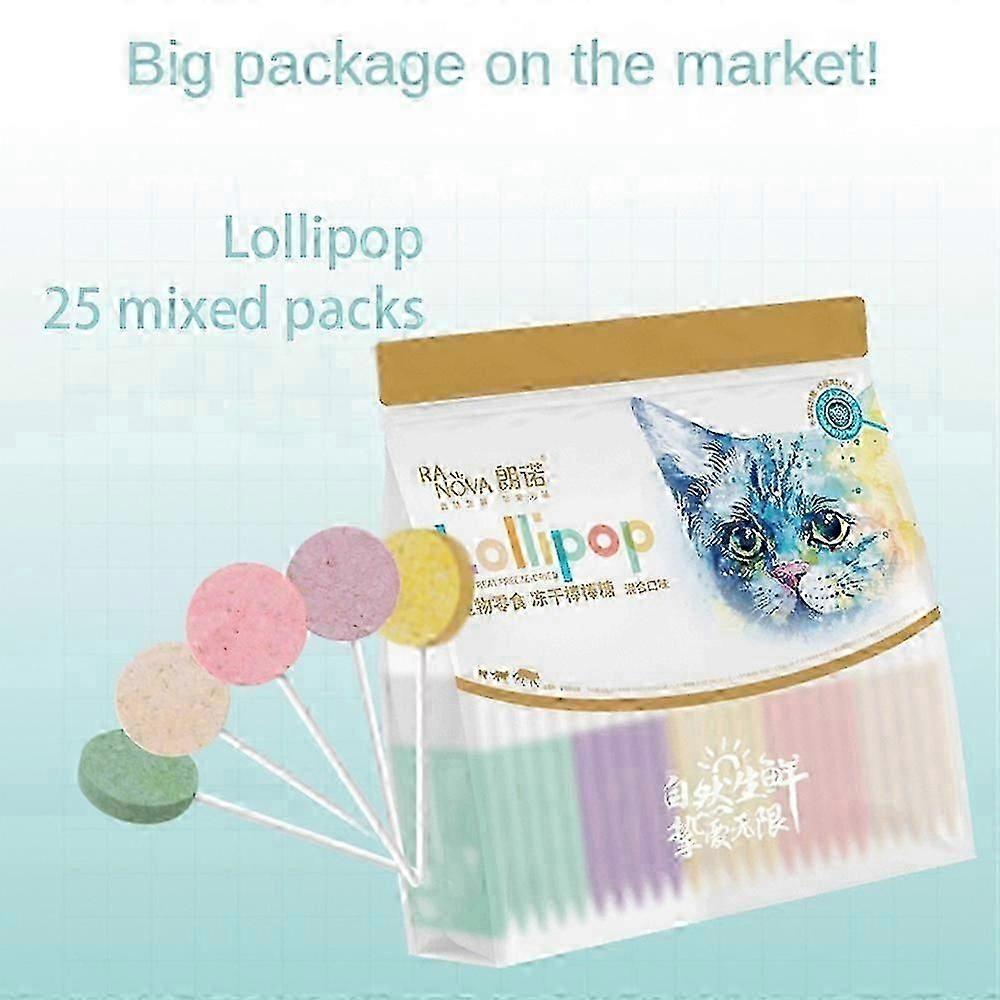 2024 New Celery Pets Lollipop Cat Treat, Freeze Dried Lollipop Lickable Wet Cat Treats