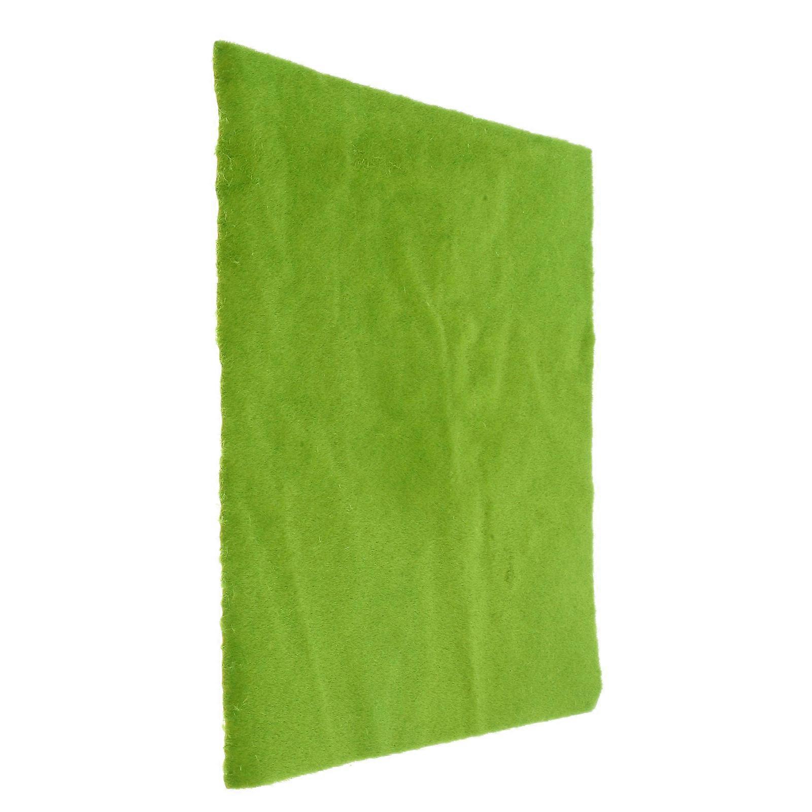 Artificial Grass Rug Light Green Square Mat For Garden Decoration Durable High Realism 1Pcs