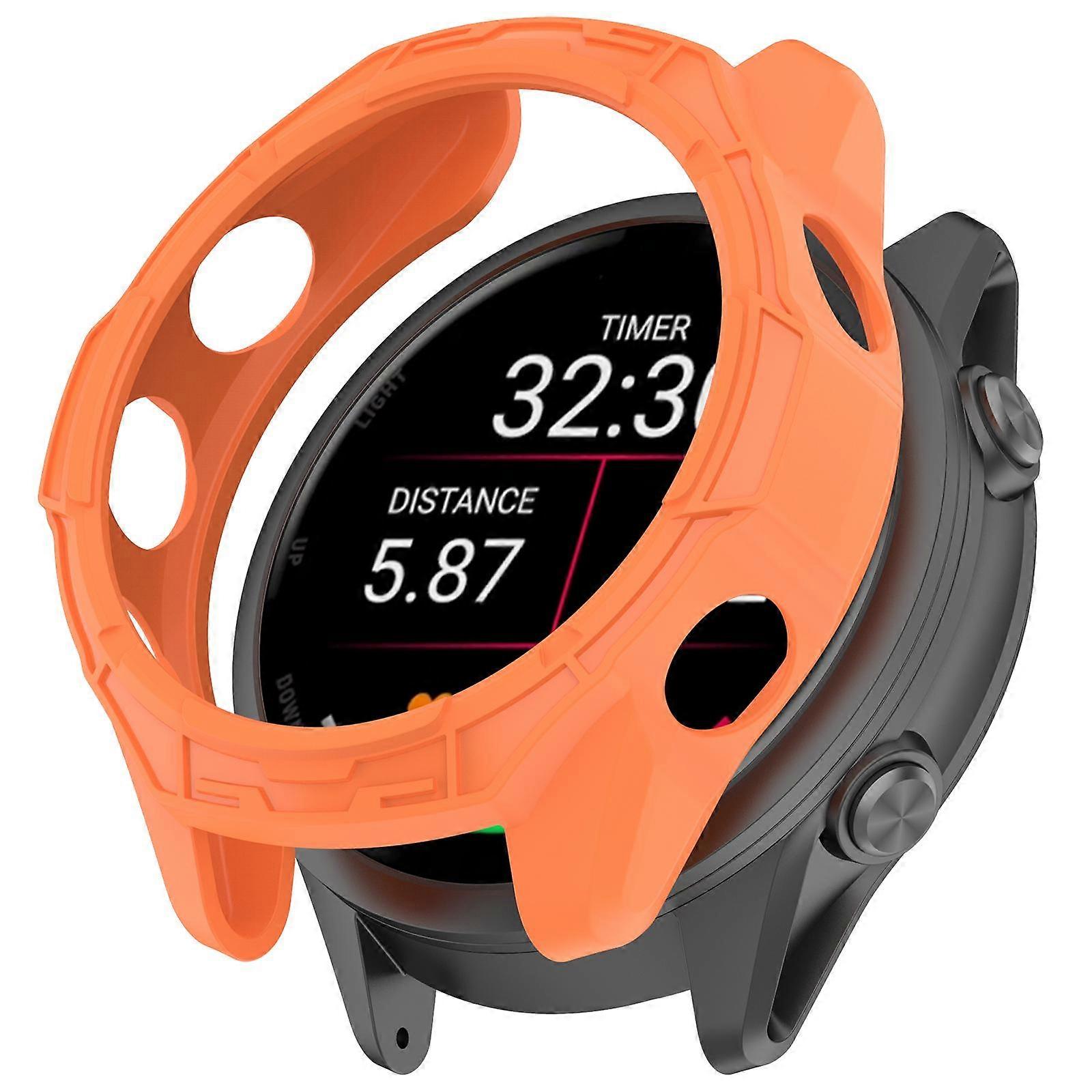Hollow Armor Half Coverage TPU Watch Protective Case For Garmin Forerunner 970