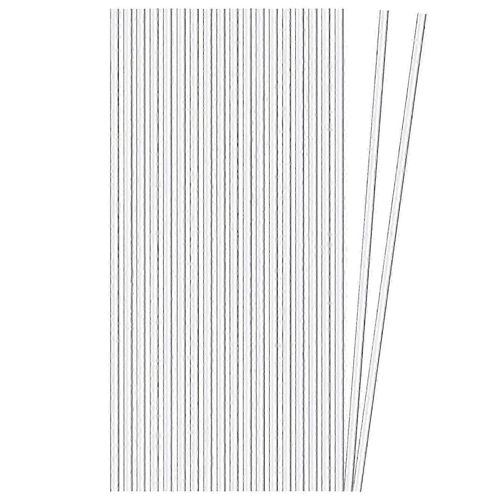 50 Sticks Acrylic Plant Stakes Flexible Durable Enhance Growth Stretchable Stable Plant Support Garden Plant Support Rack Kaesi