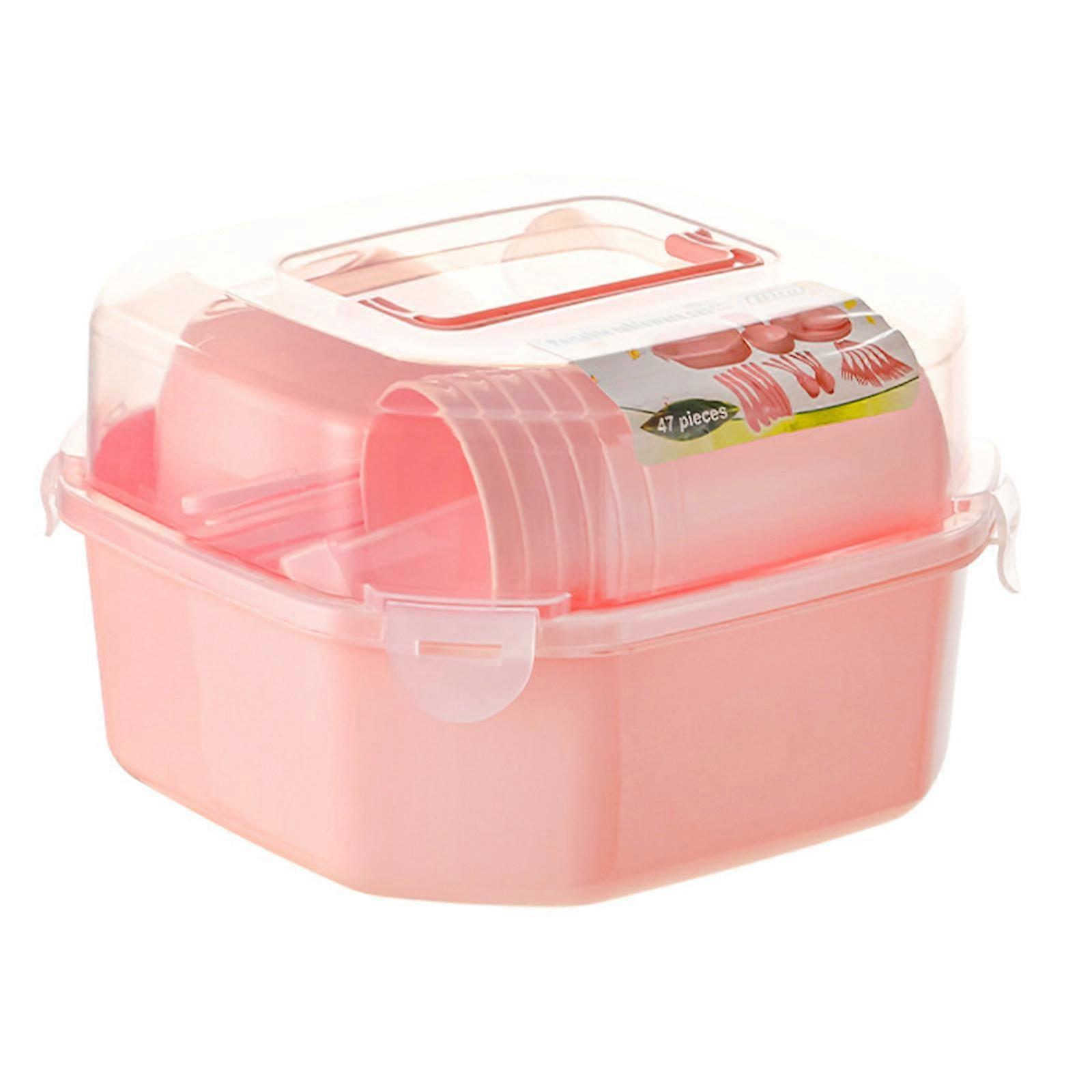 Dinnerware Set Portable Practical Camping Utensils for Picnic Hiking Travel