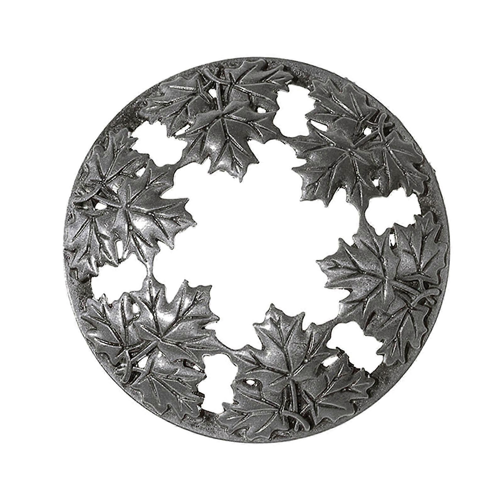 Glass Candle Cover with Maple Leaf Design, Elegant Scented Candle Shade, Decorative Accessory for Candle Enthusiasts