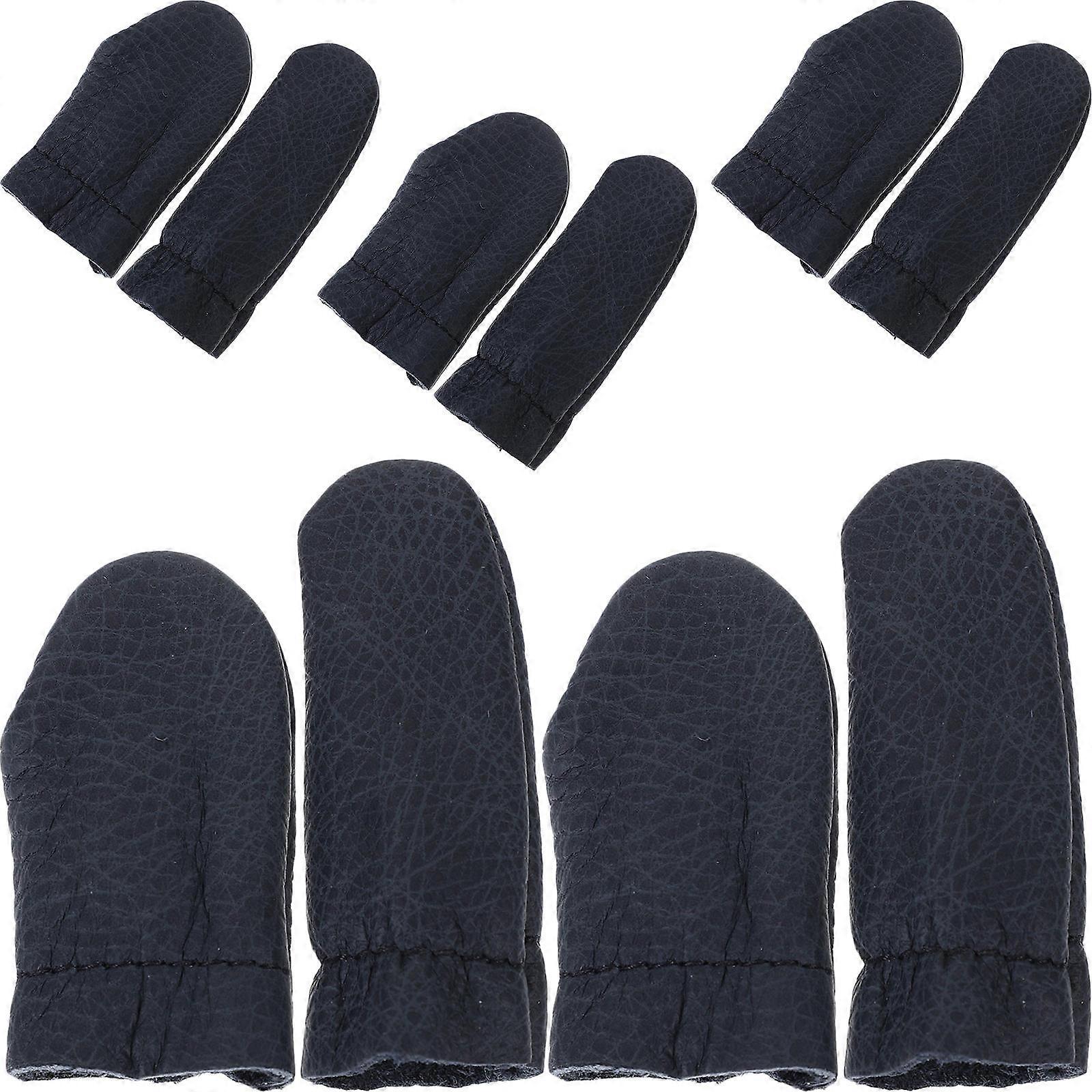 Crochet Finger Guard Thimble Diy Felting Crafts Sewing Projects Needle Protection 10Pcs