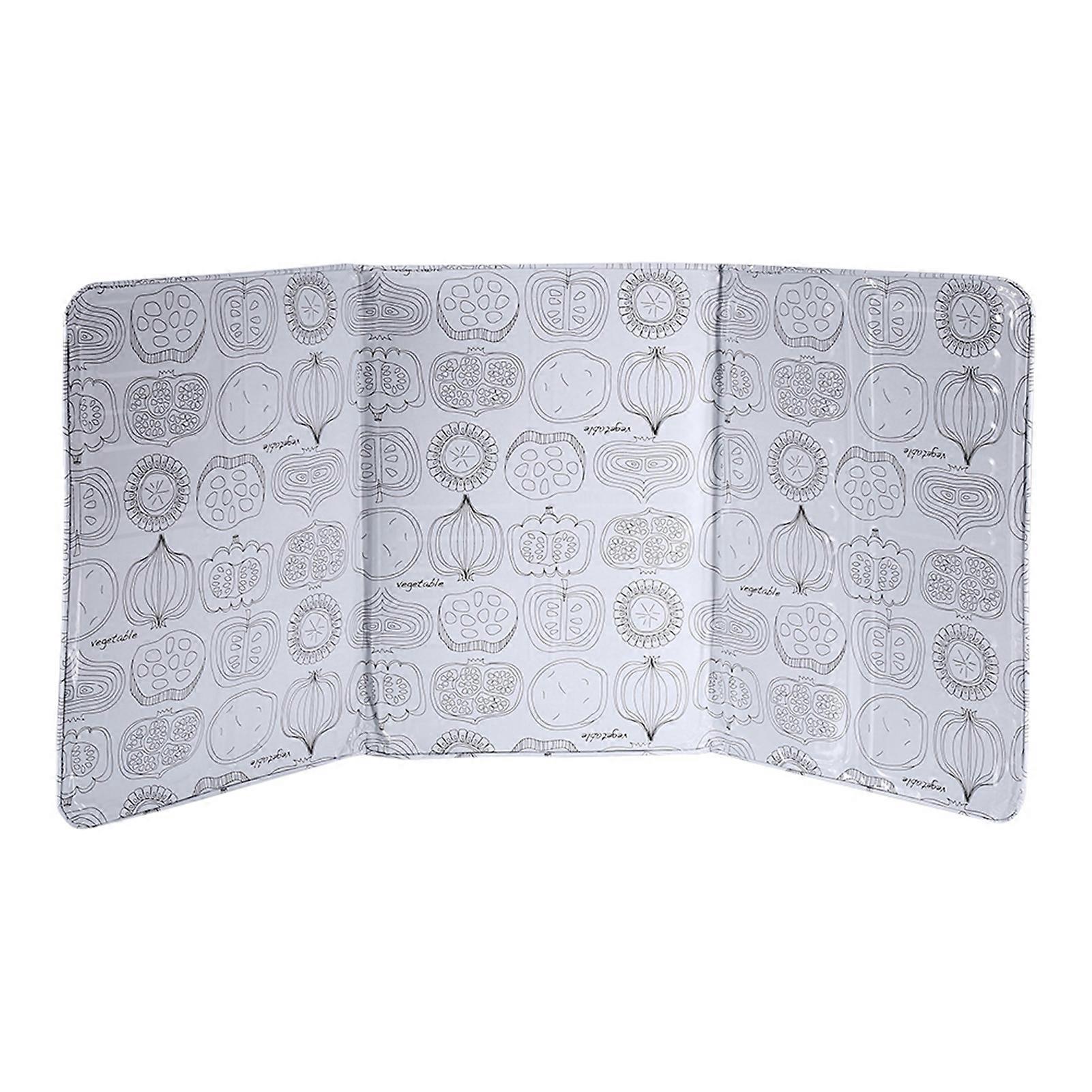 Frying Pan Splatter Guard, Vegetable Print Splash Guard