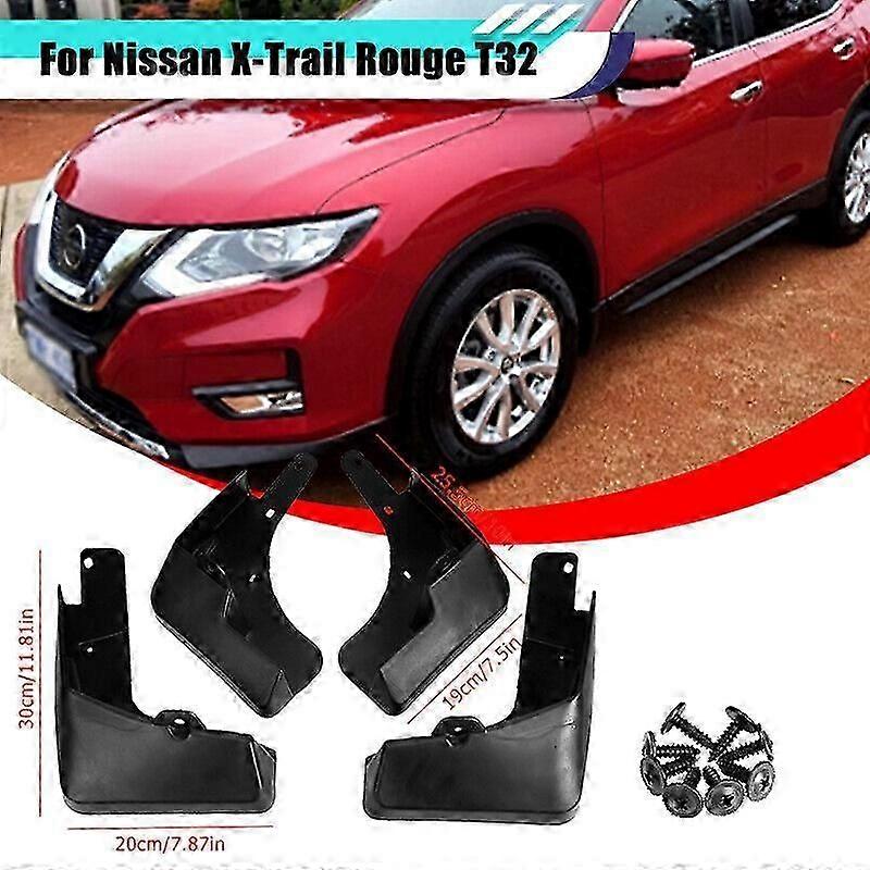 Suitable Front Rear Mud Flaps Splash Guards Mudguard Fender Fit For Nissan X-Trail T32 14-17
