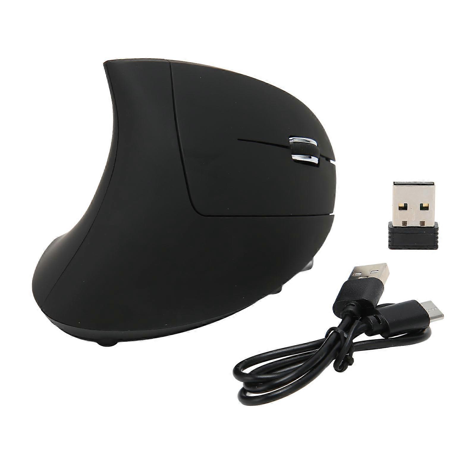 2.4GHz Wireless Vertical Mouse, 3 DPI, Lightweight and Quiet, Plug and Play, Ergonomic, Ideal for Gaming and Work.