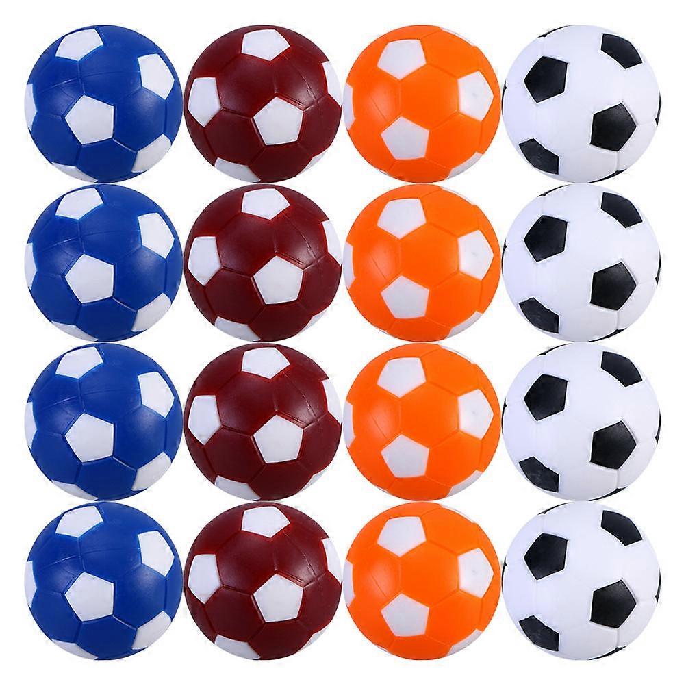 16pcs Mini Foosballs Replacement for Table Soccer Game Accessories Design 36mm