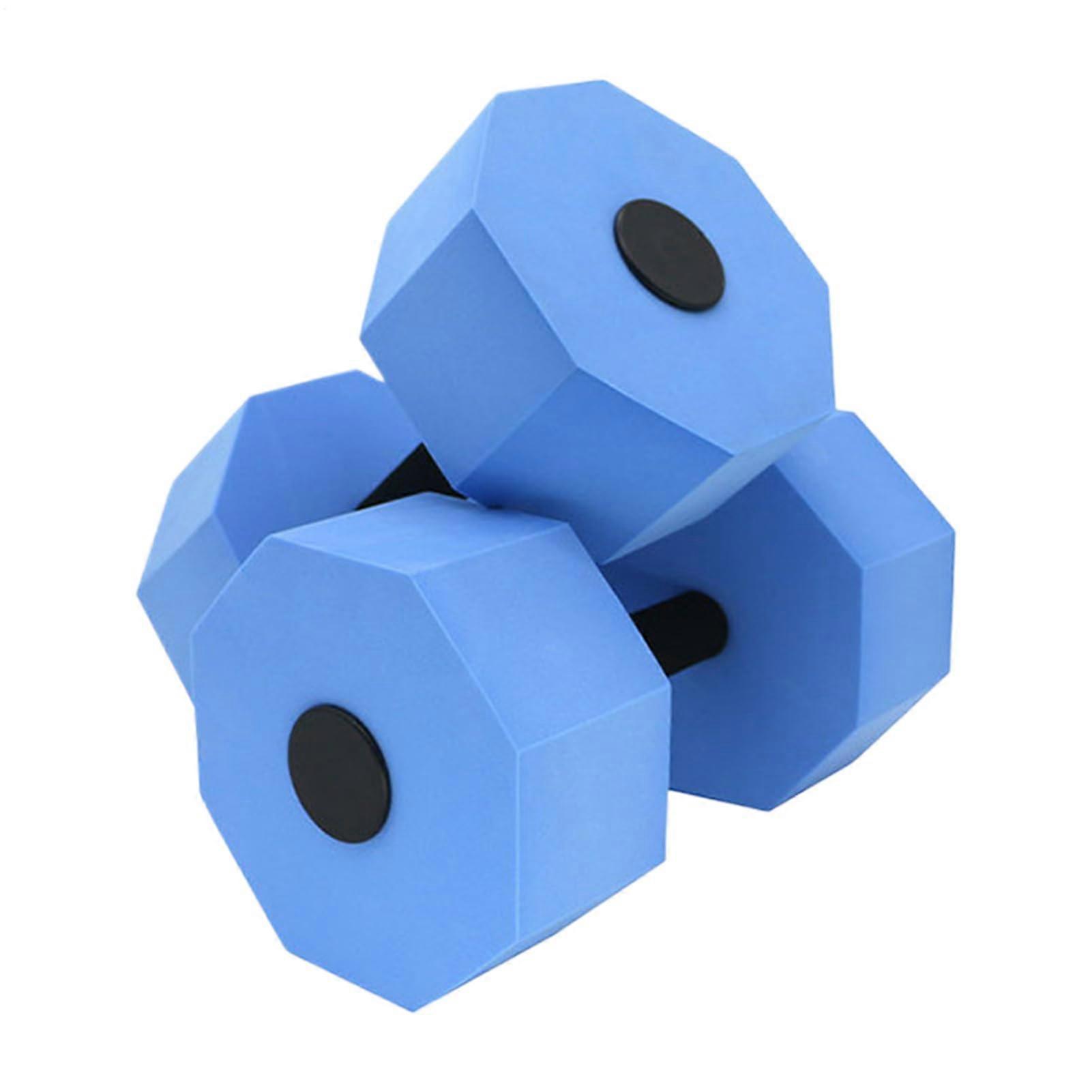 Water Dumbbells - 1 Pair Water Weights for Pool Exercise | High-Density Training Weights for Fitness, Core & Aerobic Workouts, Blue