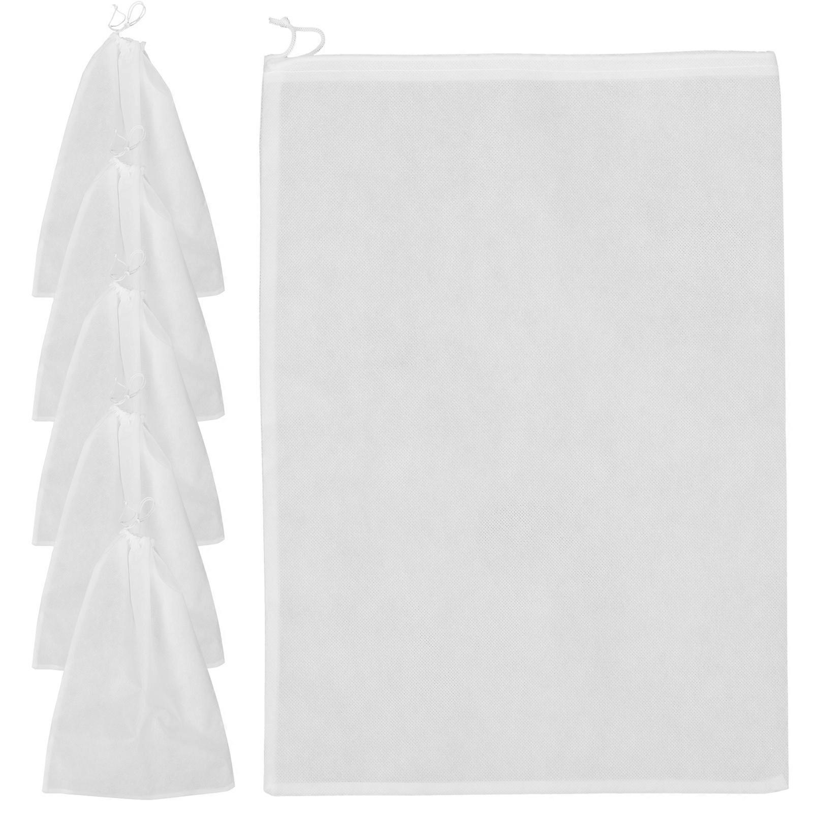 Drawstring Boots Bag Fabric Dust Bag Moisture-Proof Odor-Resistant Rectangular Shape 6Pcs