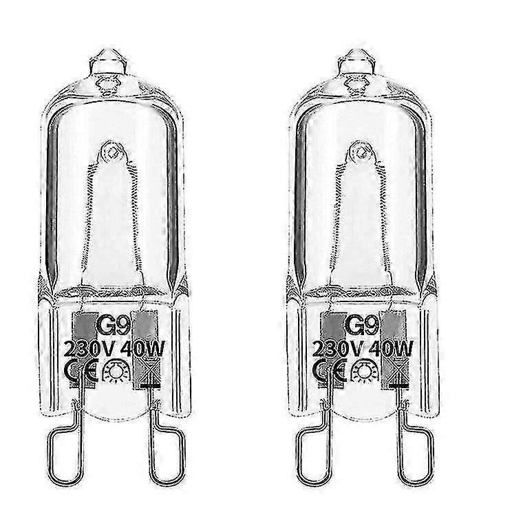 20pcs G9ハロゲン電球40w DC230v屋内ハロゲンG9ランプクリスタルバルブ