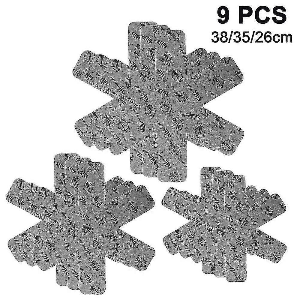 9 Piece Set Pan Protectors 3 Different Sizes Stacking Pan Protector
