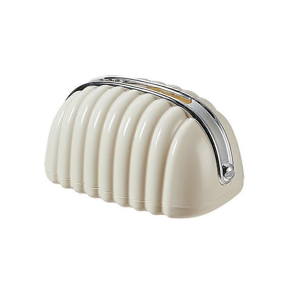 Tissue Box Cover with Drawer, Large Capacity Modern ABS Tissue Organizer for Living Room