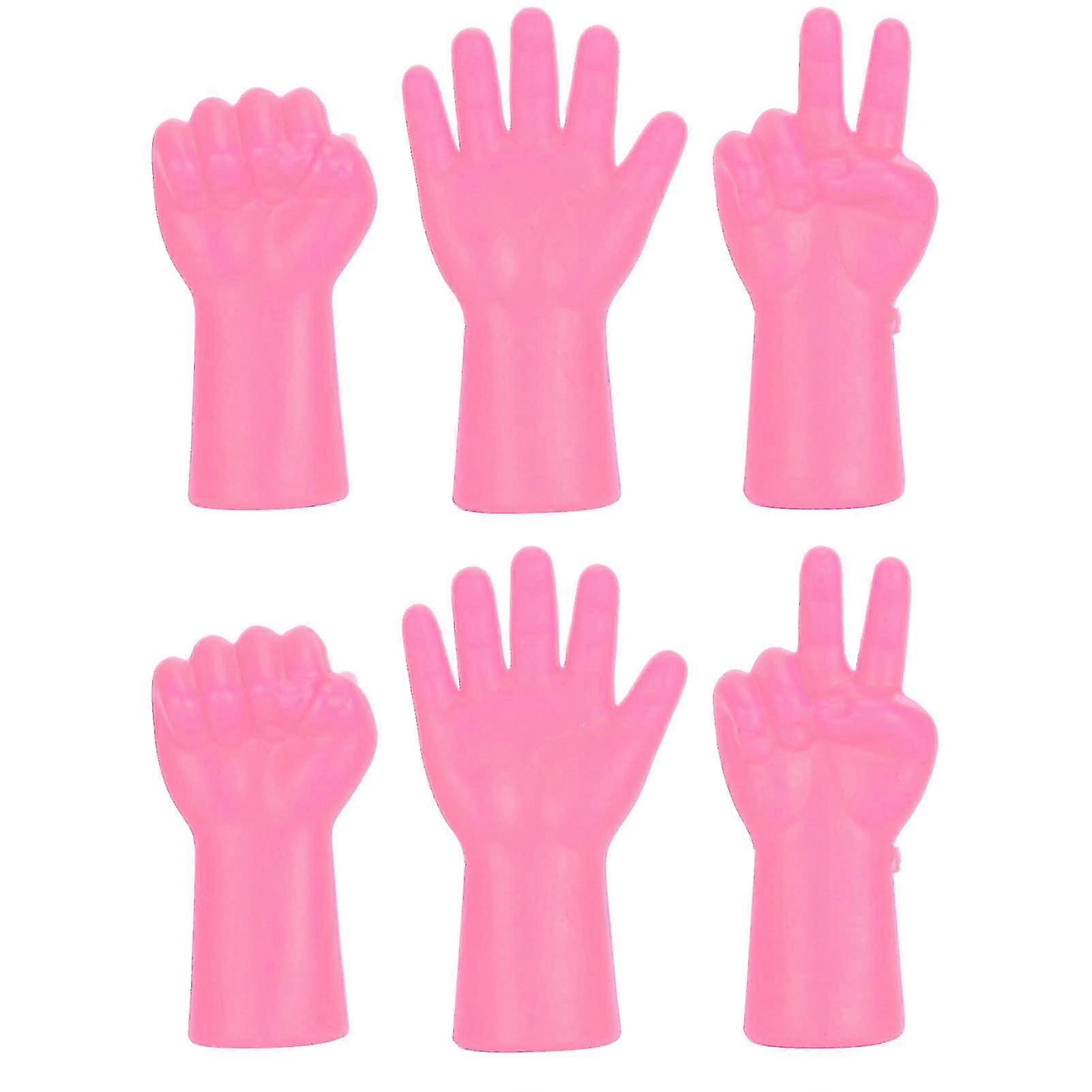 6Pcs Non-Slip Sweater Pin Protector for Knitting - Prevent Dropping Needles Accessories (Rose Red)