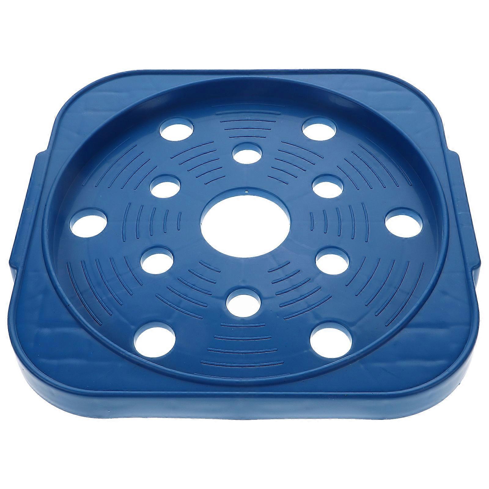 Thickened Gas Tank Holder Tray with Brake Wheels – Heavy Duty Movable Cylinder Stand for Kitchen Storage – Floor Protecting Stable Base
