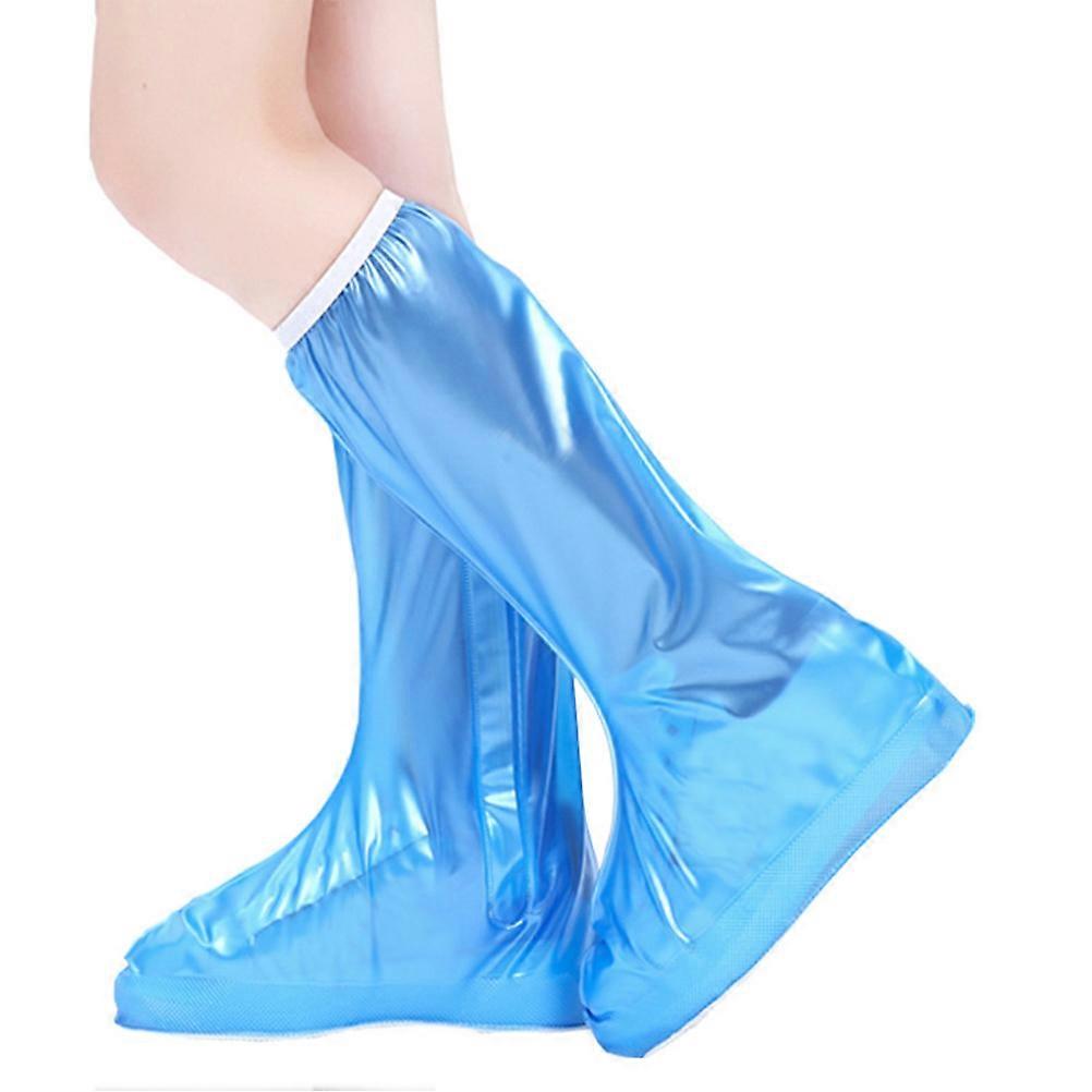 Rain Shoe Protectors Covers Reusable Waterproof Boots Men L Size Resin Material Protect from Mud