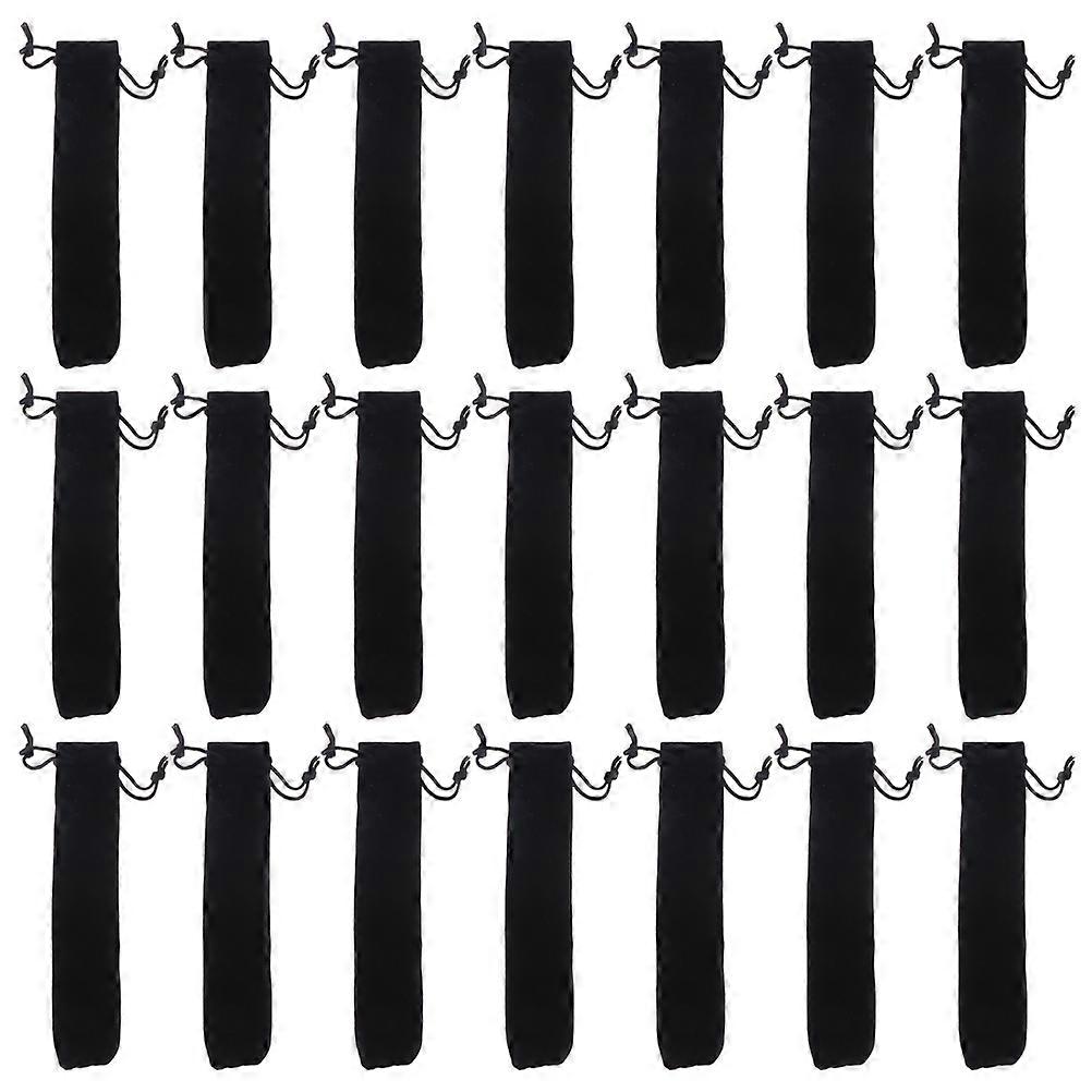 100pcs Drawstring Pen Bags Multi Function Pouches for Organizing and Protecting Pens – Ideal for Students and Office Use