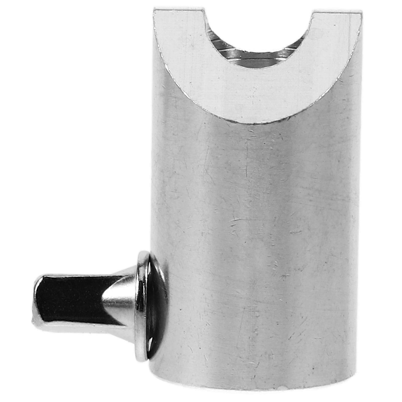 Cymbal Tilter Zinc Alloy Drum Rack Mounting Clamp Adjustable Height and Angle for Musical Instrument Silver 3.50X3.00X2.00CM 1Pack