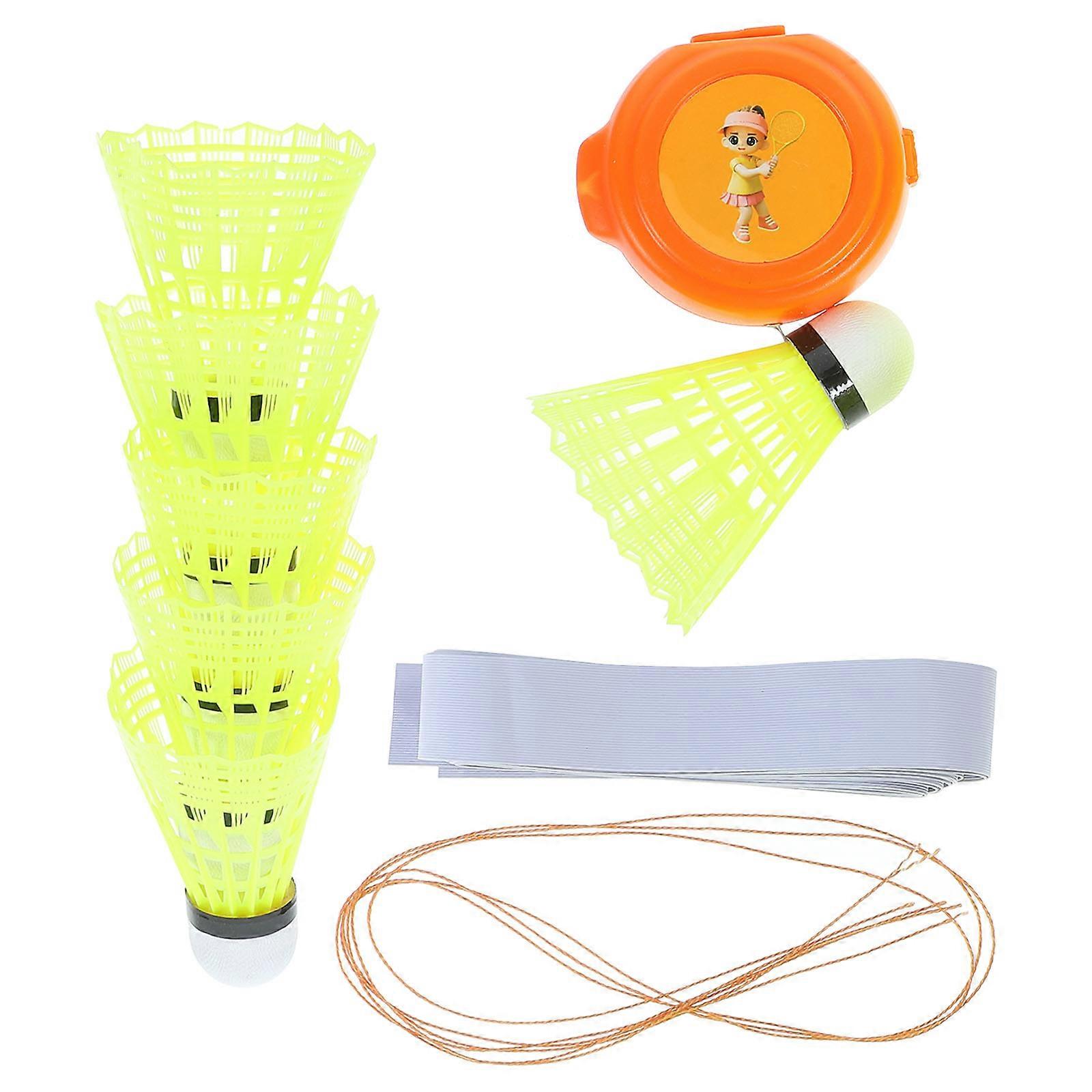 Rebound Badminton Training Equipment Set for Indoor Sports with and Design Abs Material 1Set