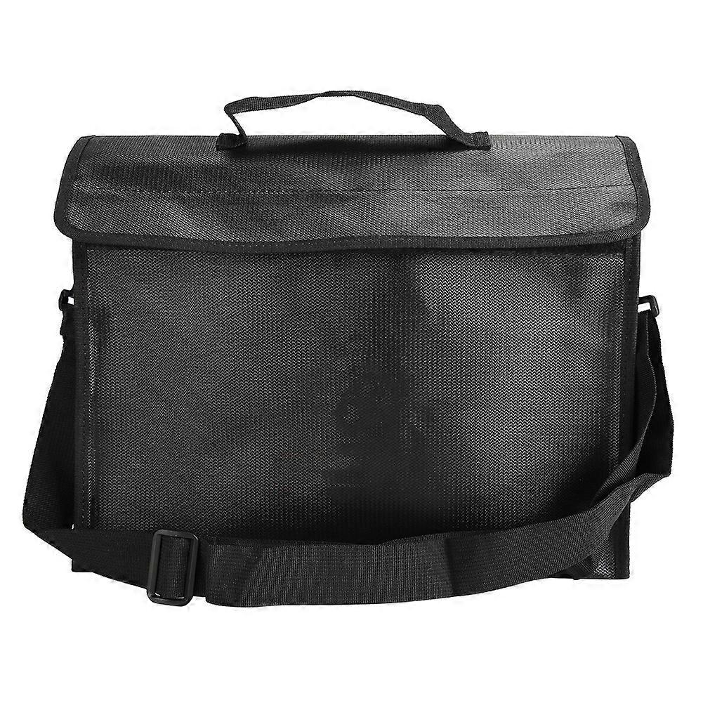 Fireproof Document File Storage High Temperature Resistant Briefcase Hand Bag with Shoulder Strap