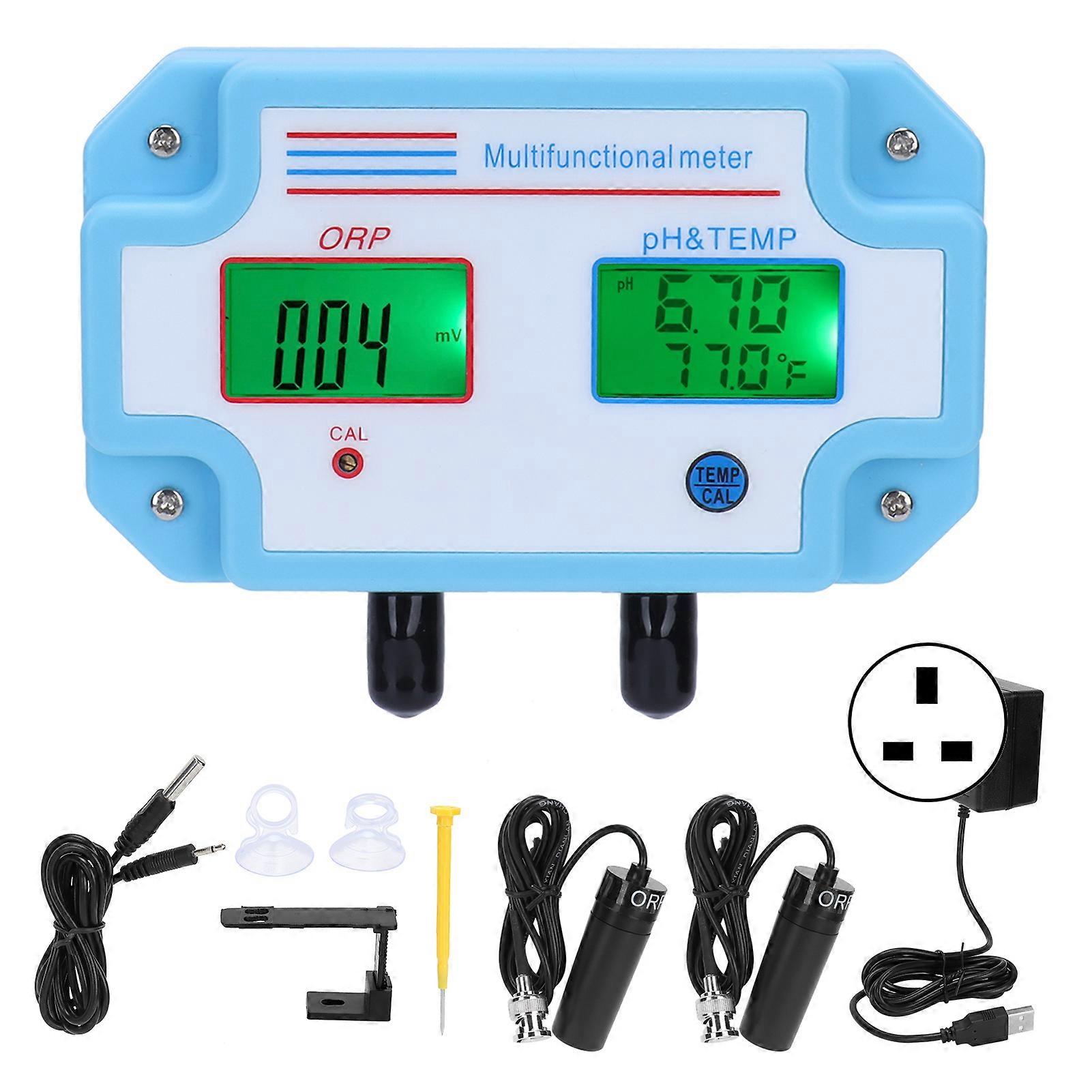 Multifunction Water Meter 3in 1 ORP/PH/Temp Water Quality Monitoring Equipment Tool