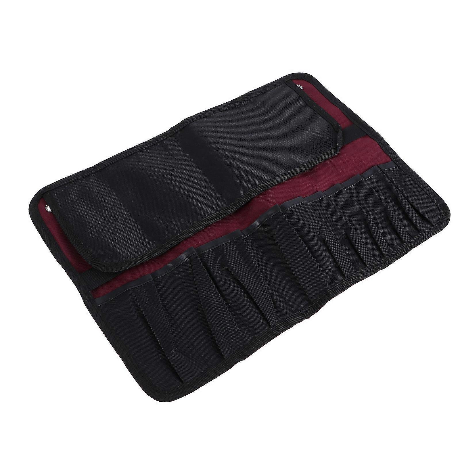 Roll Tool Pouch Oxford Cloth Tool Organization Men Professionals 17.3×12.6×0.1in 1Set