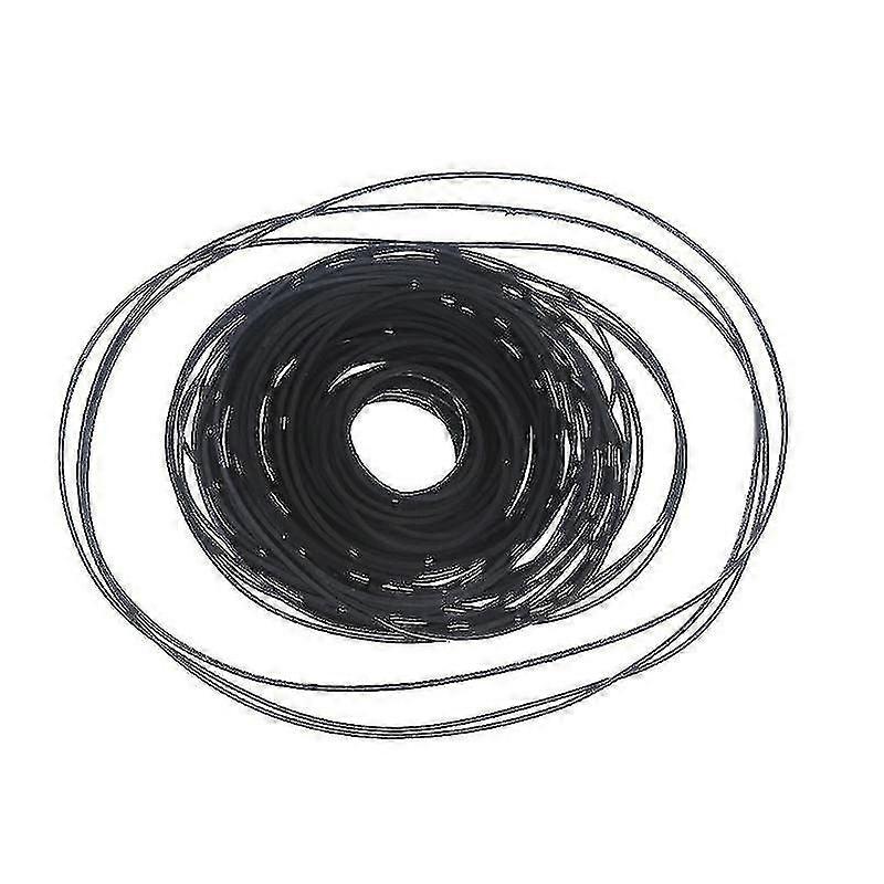 ZENGO 100pcs/lot Square Rubber Drive Belt For Cassette Player Recorder Repair