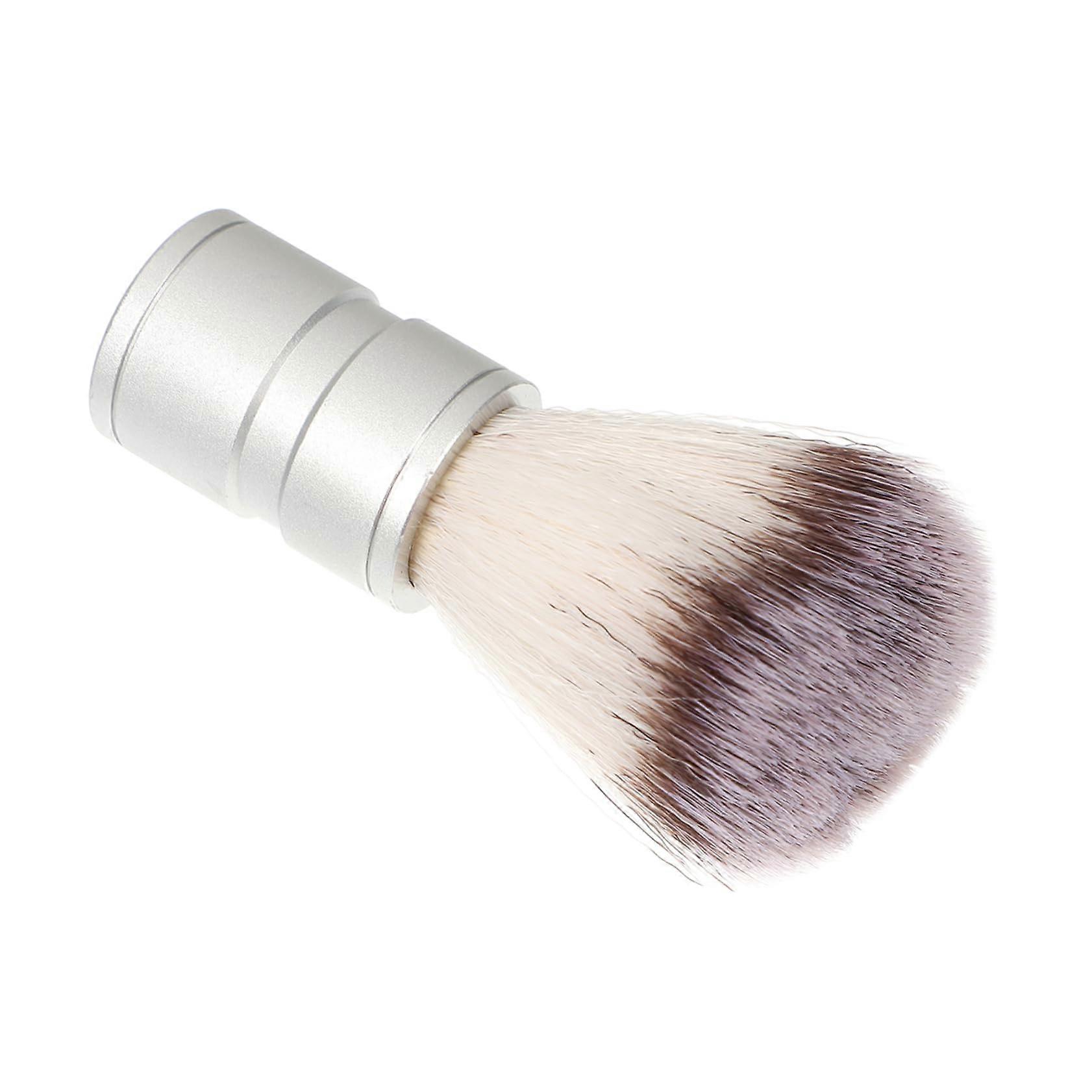 Men's shaving brush with nylon bristles and zinc alloy handle, 3 color options for face