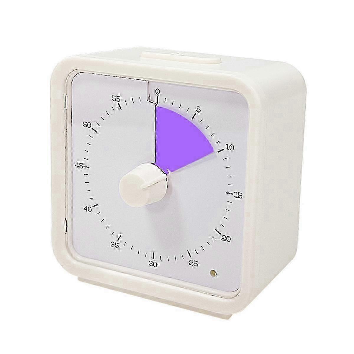2025 60-Minute Visual Timer for Kids, Time Management Tool Study Classroom Timer, Pomodoro Timer with Sil