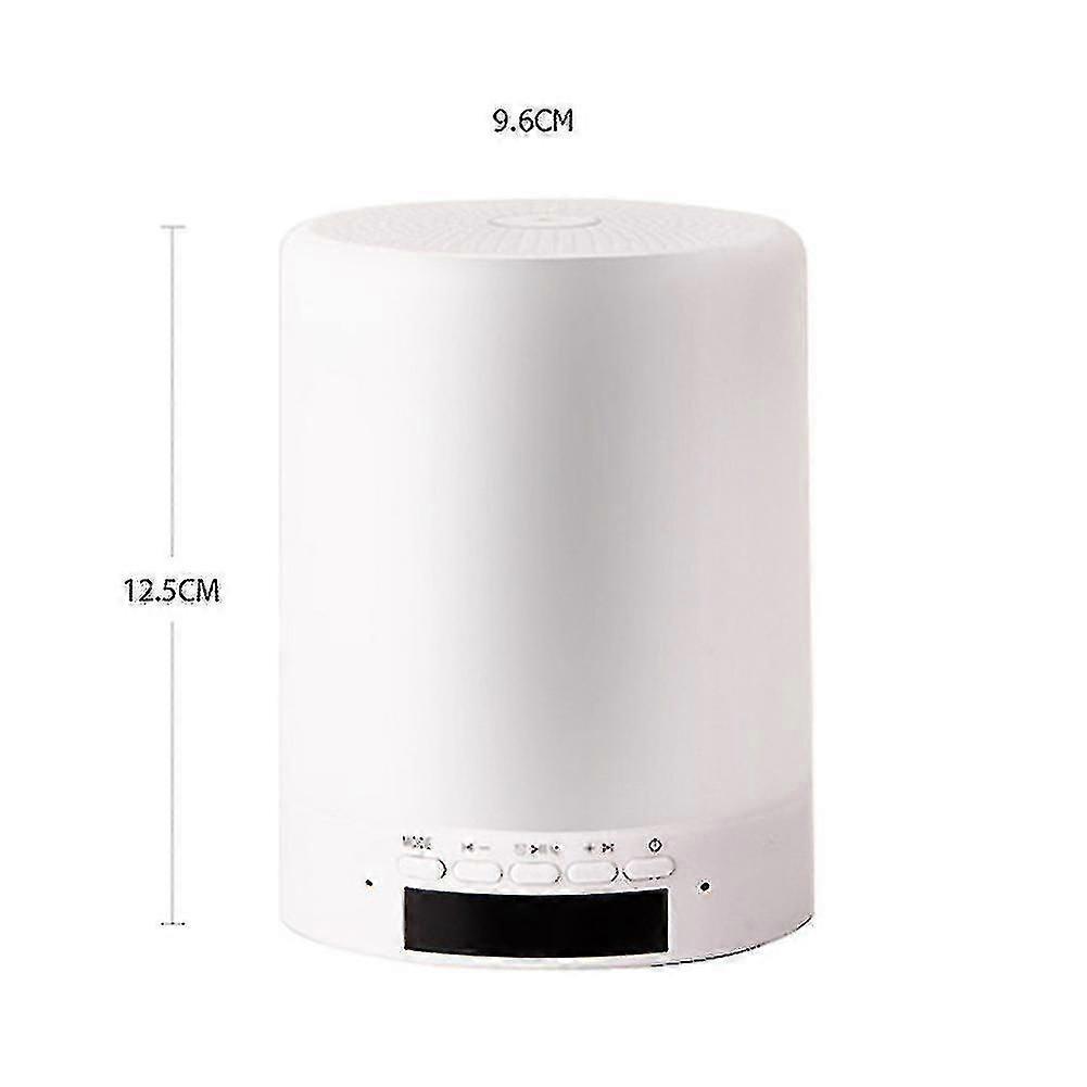 Bluetooth Speaker Light, Led Night Light Smart Bedside Table Light Dimming Warm Light And 7 Colors