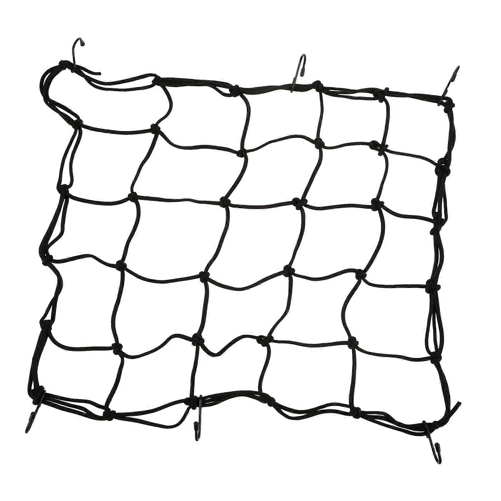 1 Piece Elastic Performance Motorcycle Cargo Net, Stretchable Luggage Net for Bicycles with Hooks for Secure Fastening of Luggage