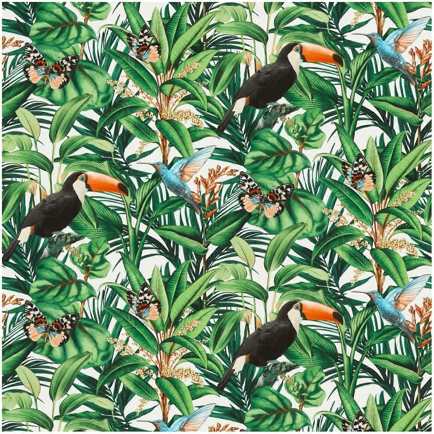 Erismann Paradiso 2 Tropical Jungle Animals Botanical Wallpaper