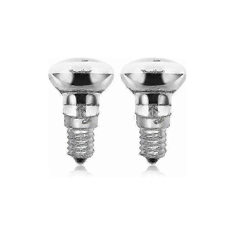 R39 E14 40W Lavalampe Glühbirnen, Edison Schraube Ses Reflektor Kleine Lavalampe Glühbirnen, warmweiß 2800k R39 Dimmbar (2er Pack) Zhuoxuan