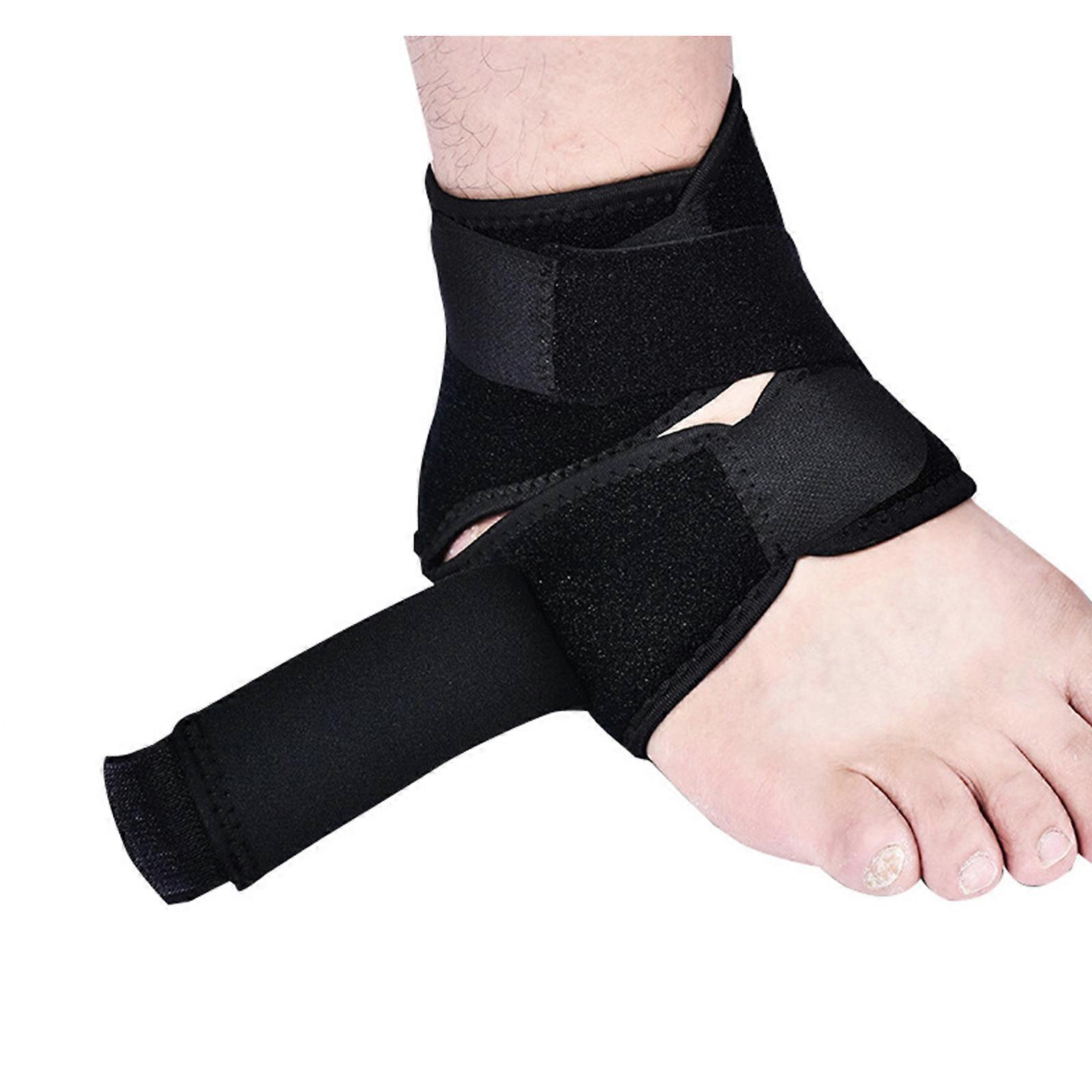 Adjustable Sport Ankle Support Brace for Running Volleyballs Left Right Use Ankle Support Brace with Adjustable Strap Multicolor