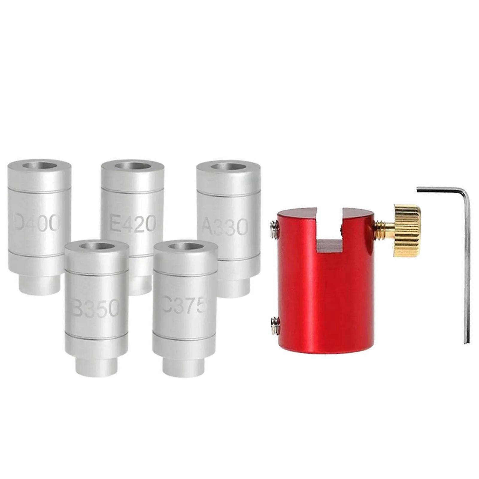 Headspace Gauge Kit for B350 C375 Replacement Gauge Body with 5 Bushing Set for Checking Bottlenecks Multicolor