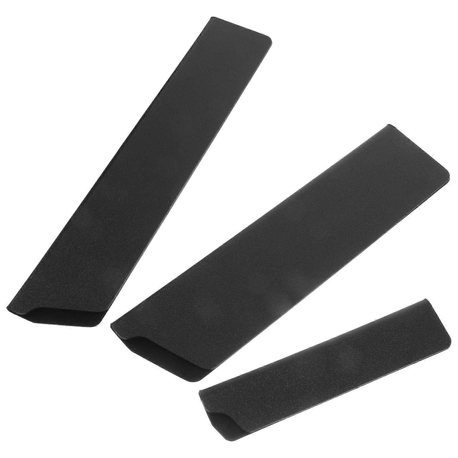 3pcs Kitchen Sheath with ABS Material for Protection Use Black